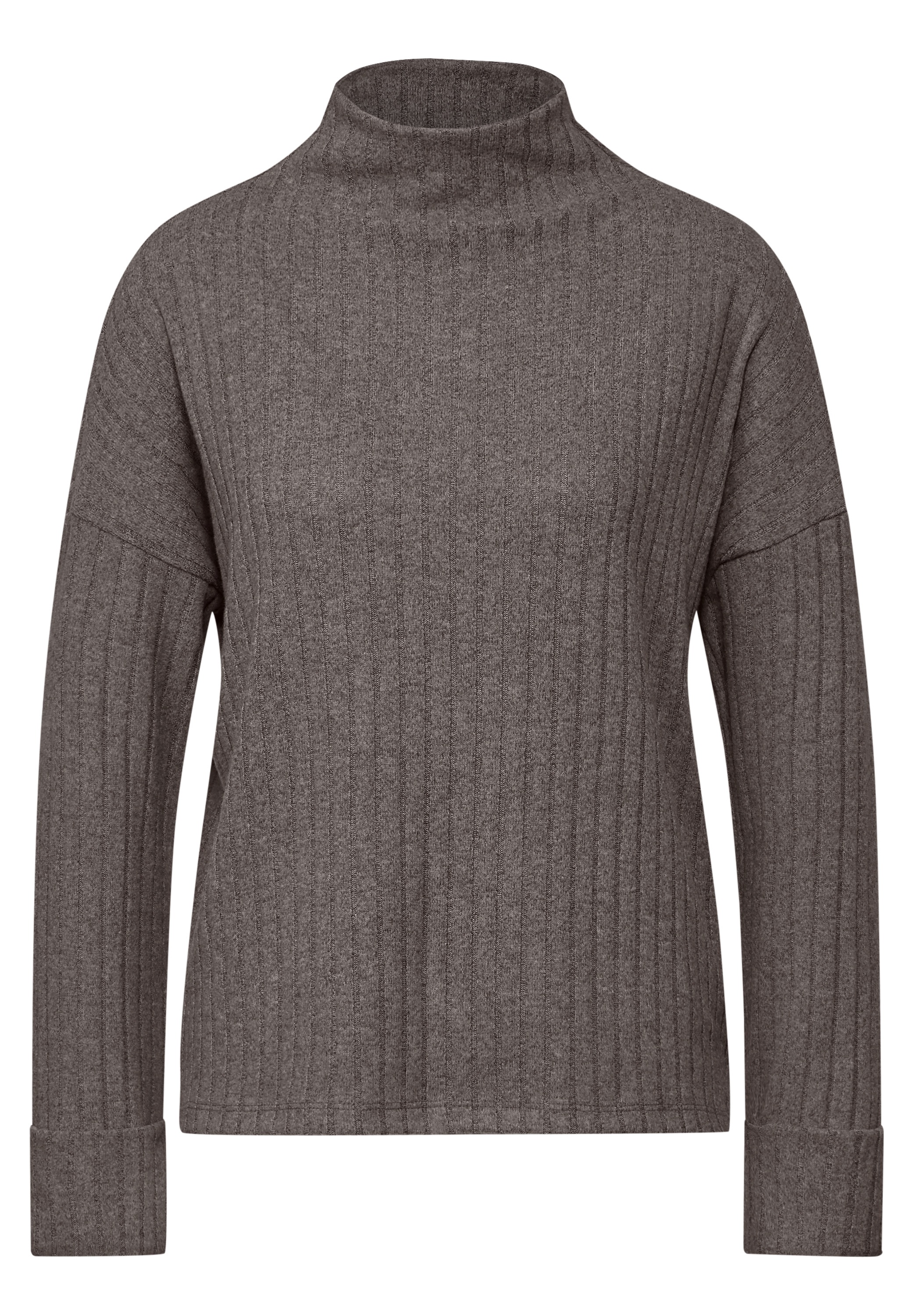 STREET ONE Langarmshirt, mit Ripp-Struktur