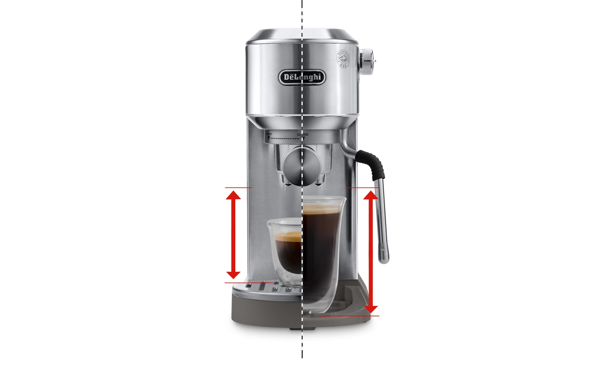 De'Longhi Siebträgermaschine »Dedica Duo EC890,M«