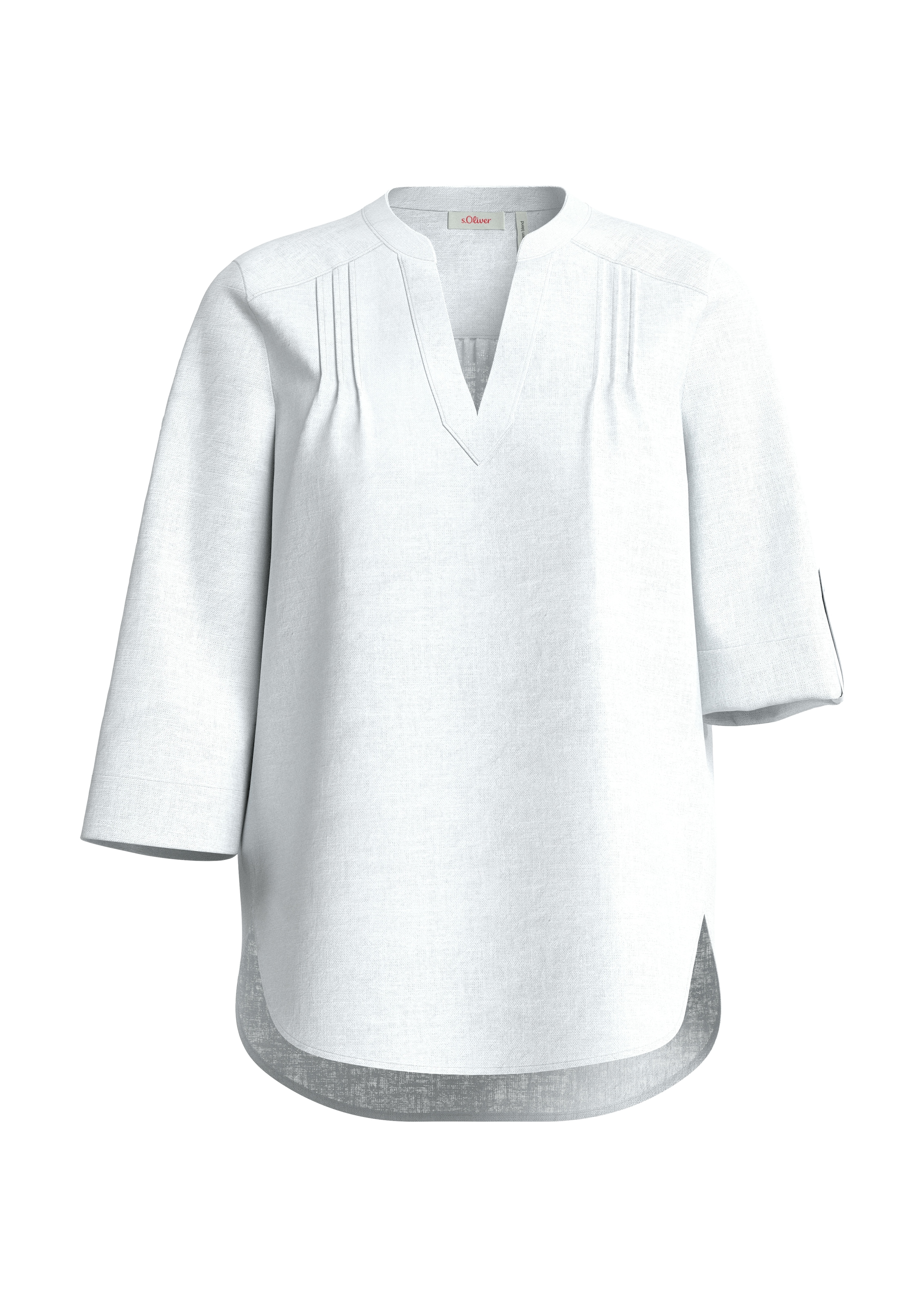 s.Oliver Klassische Bluse, mit 3/4-Arm