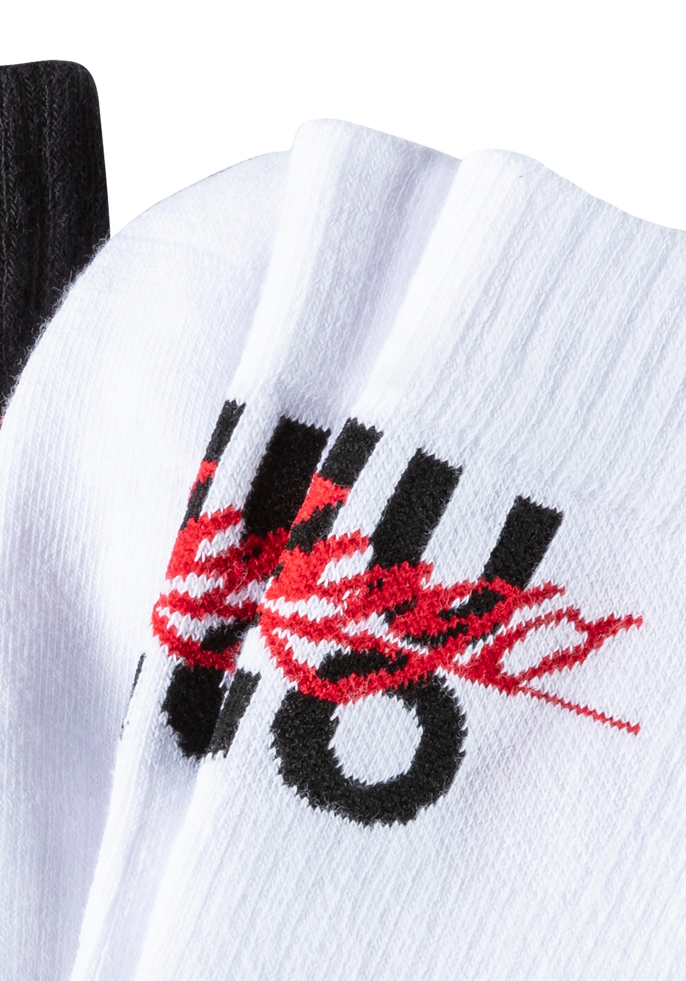 HUGO Underwear Freizeitsocken »3P QS THRILLER CC«, (Packung, 3 Paar, 3er-Pack), mit HUGO-Logoschriftzug