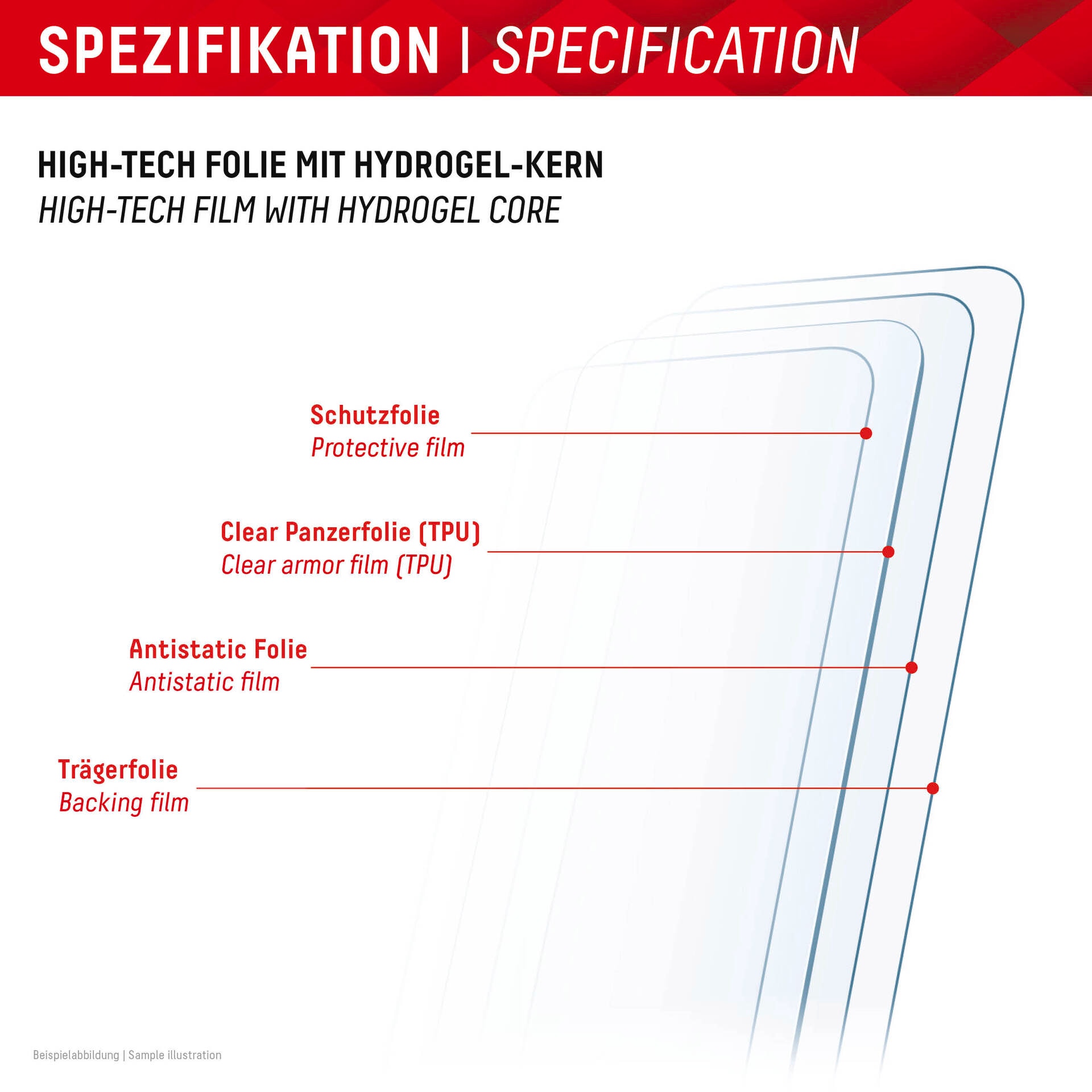 Displex Displayschutzfolie »PRO CUT Schutzfolie Clear Magic Repair 11, 10 Stück«, Schutzfolie, Displayschutz, Gehäuseschutz