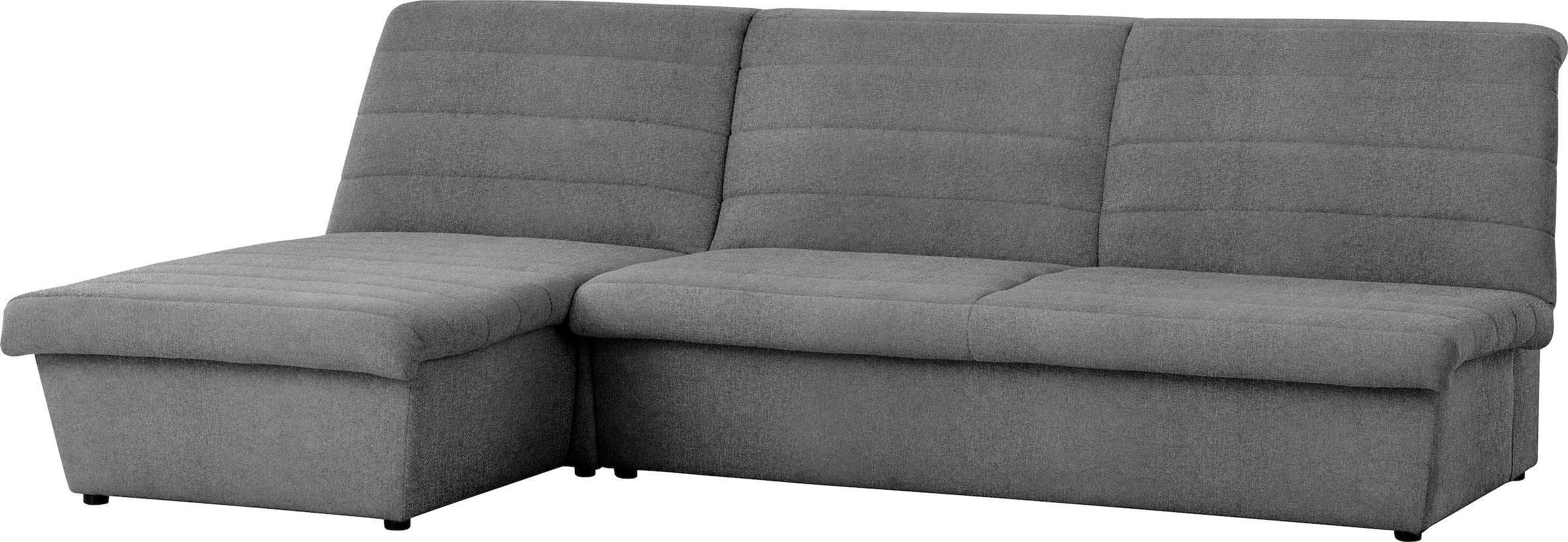 LOOKS by Wolfgang Joop Ecksofa »LOOKS VIII L-Form«, Quersteppung, ohne Armlehnen, in zwei verschiedenen Grössen