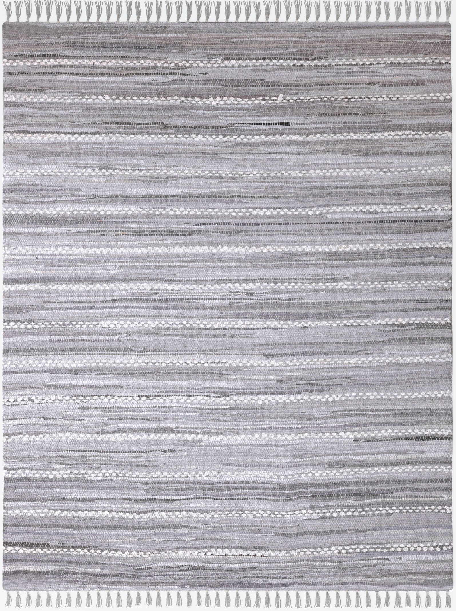 Myflair Möbel & Accessoires Teppich "Sharon" rechteckig 10 mm Höhe Flachgewebe, Fleckerl, 90% Baumwolle, handgewebt, mit Fransen