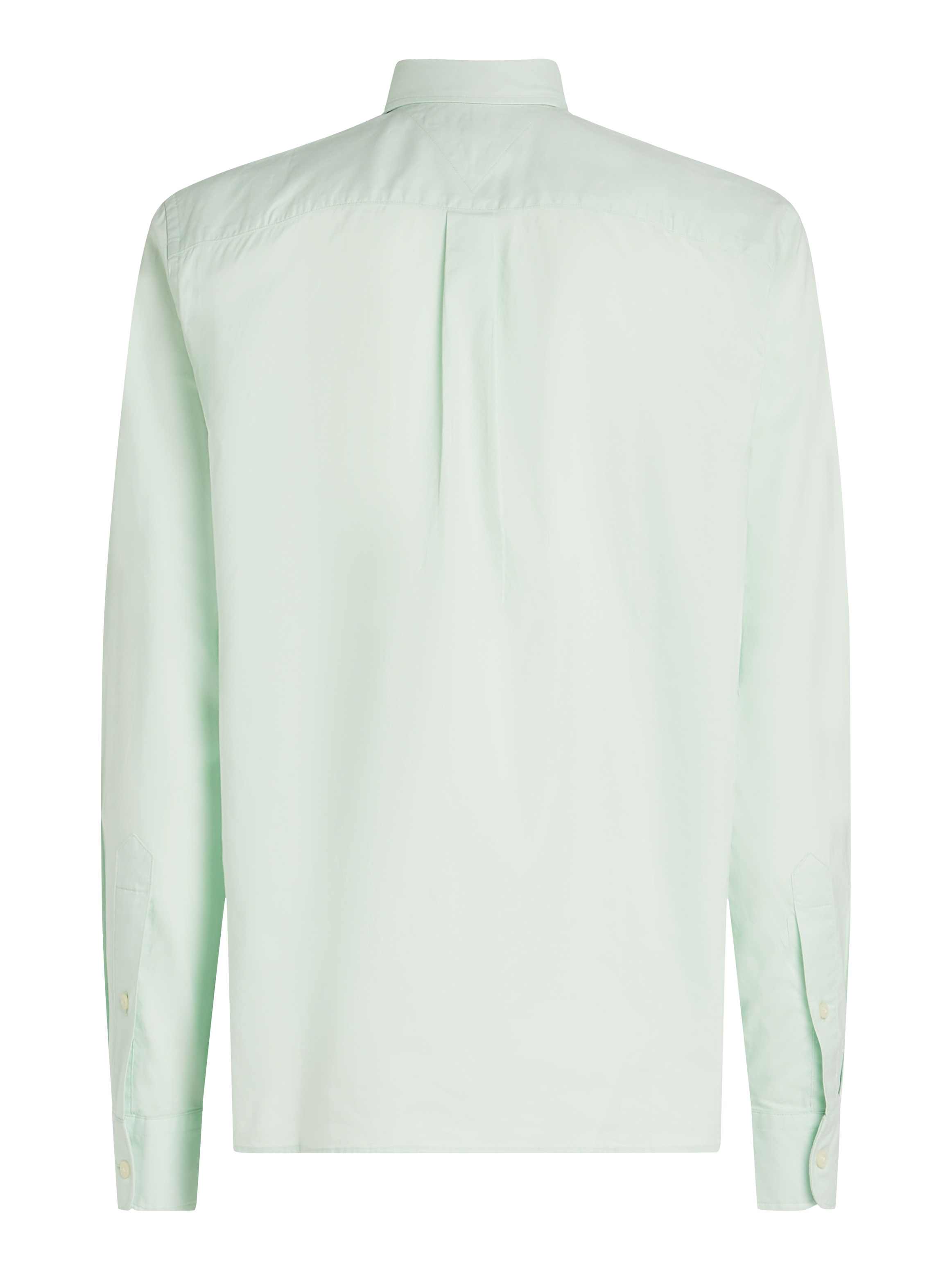 Tommy Hilfiger Businesshemd »FLEX POPLIN SOLID RF SHIRT mit Button-down und Rückenfalte«, unifarben, klassisch, regular fit, Baumwolle, Kragen