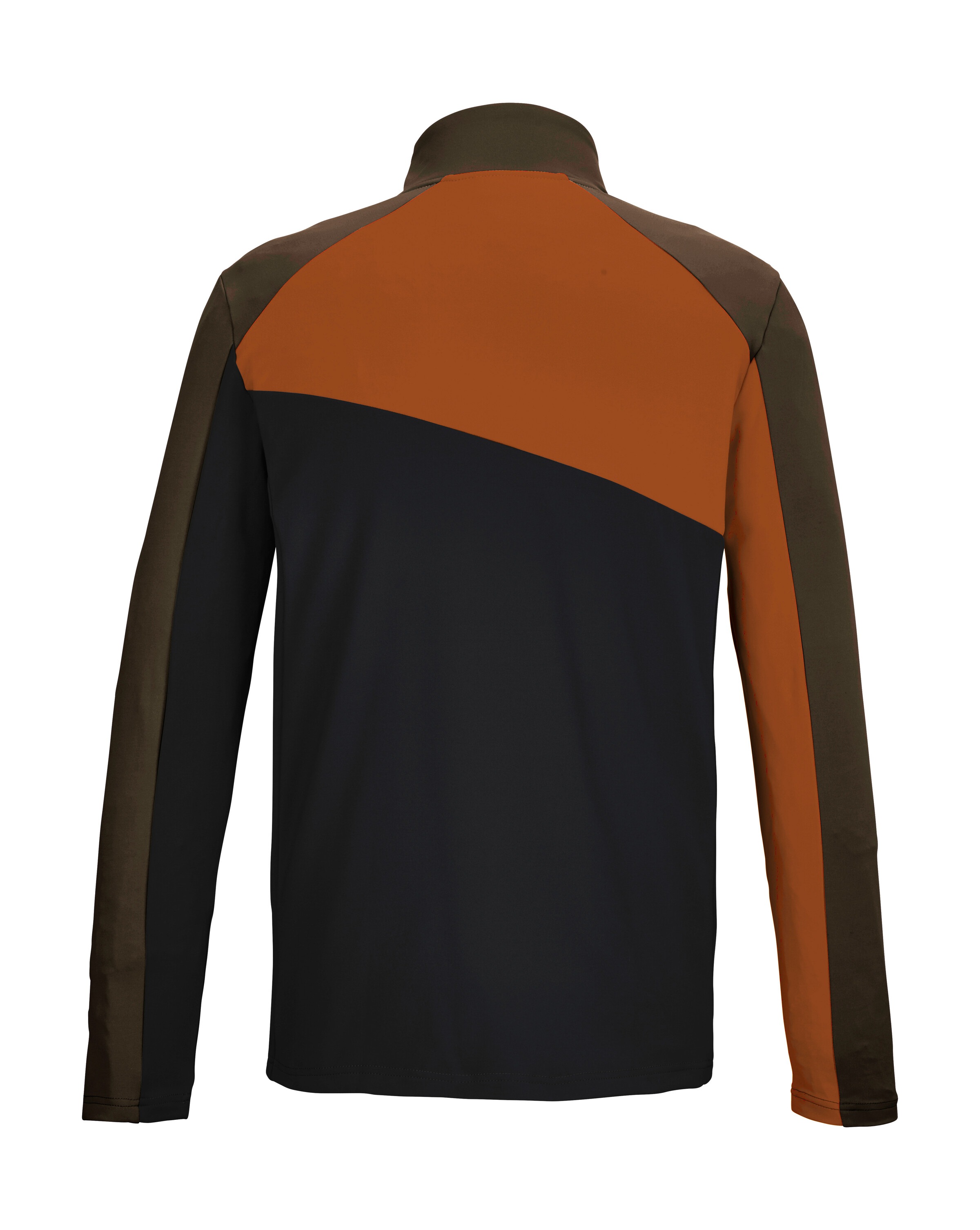 Killtec Langarmshirt »KSW 316 MN LS SHRT«, Funktionsshirt mit Stehkragen, Stretch, Reissverschluss und Kinnschutz