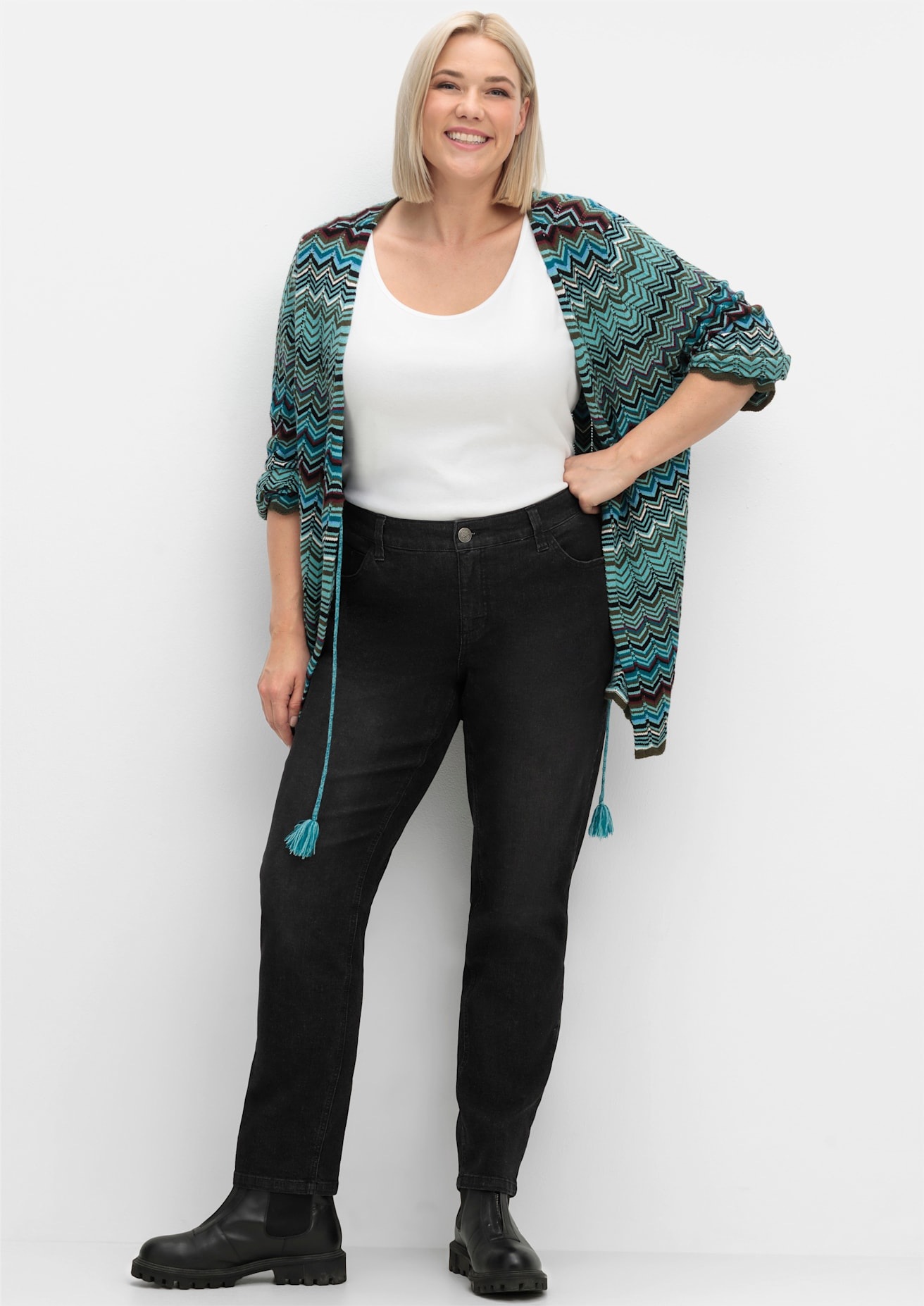 Sheego Bequeme Jeans, (1 tlg.)