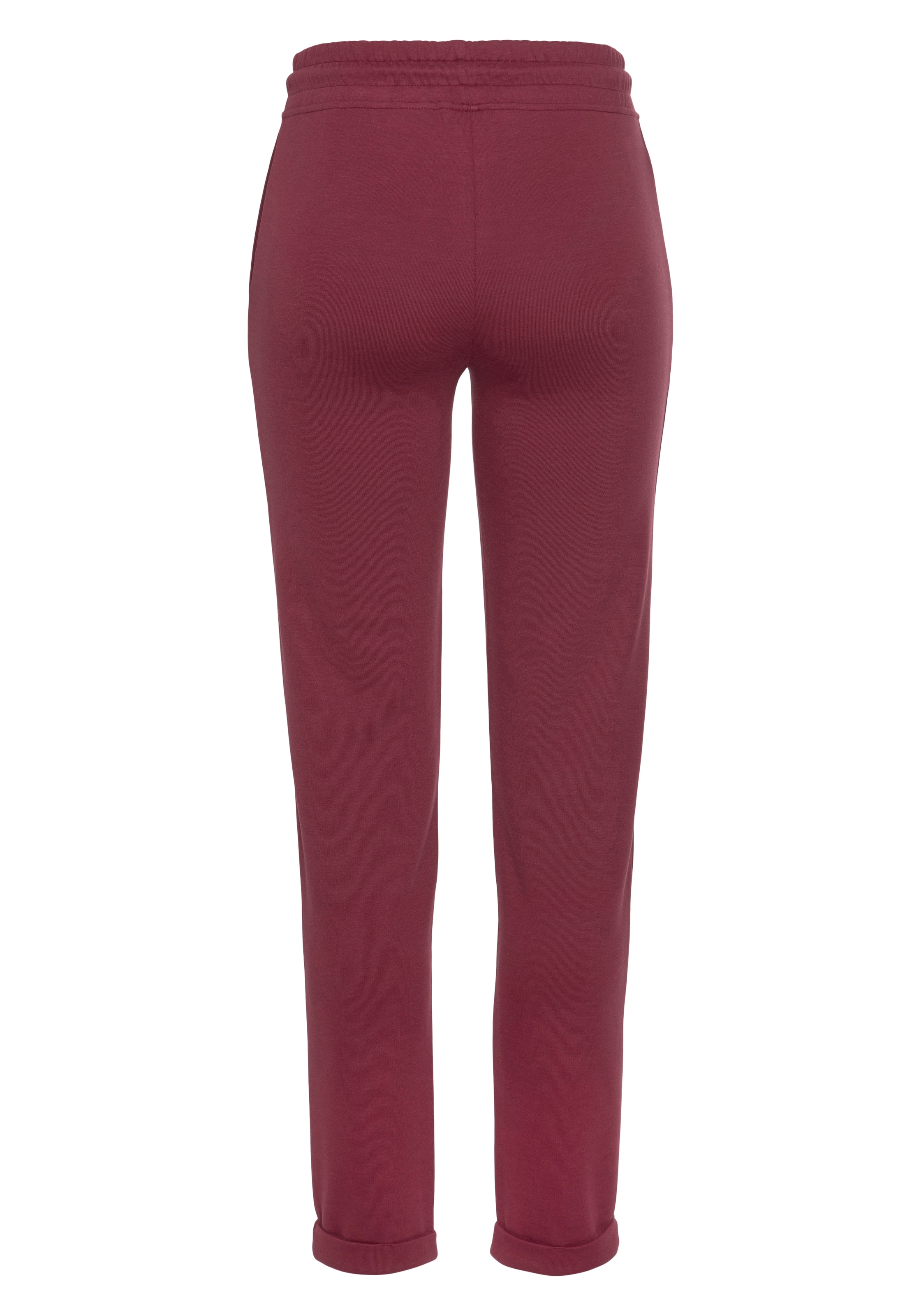 H.I.S Sweathose, Schlupfhose mit kleinem Aufschlag am Saum, Loungewear