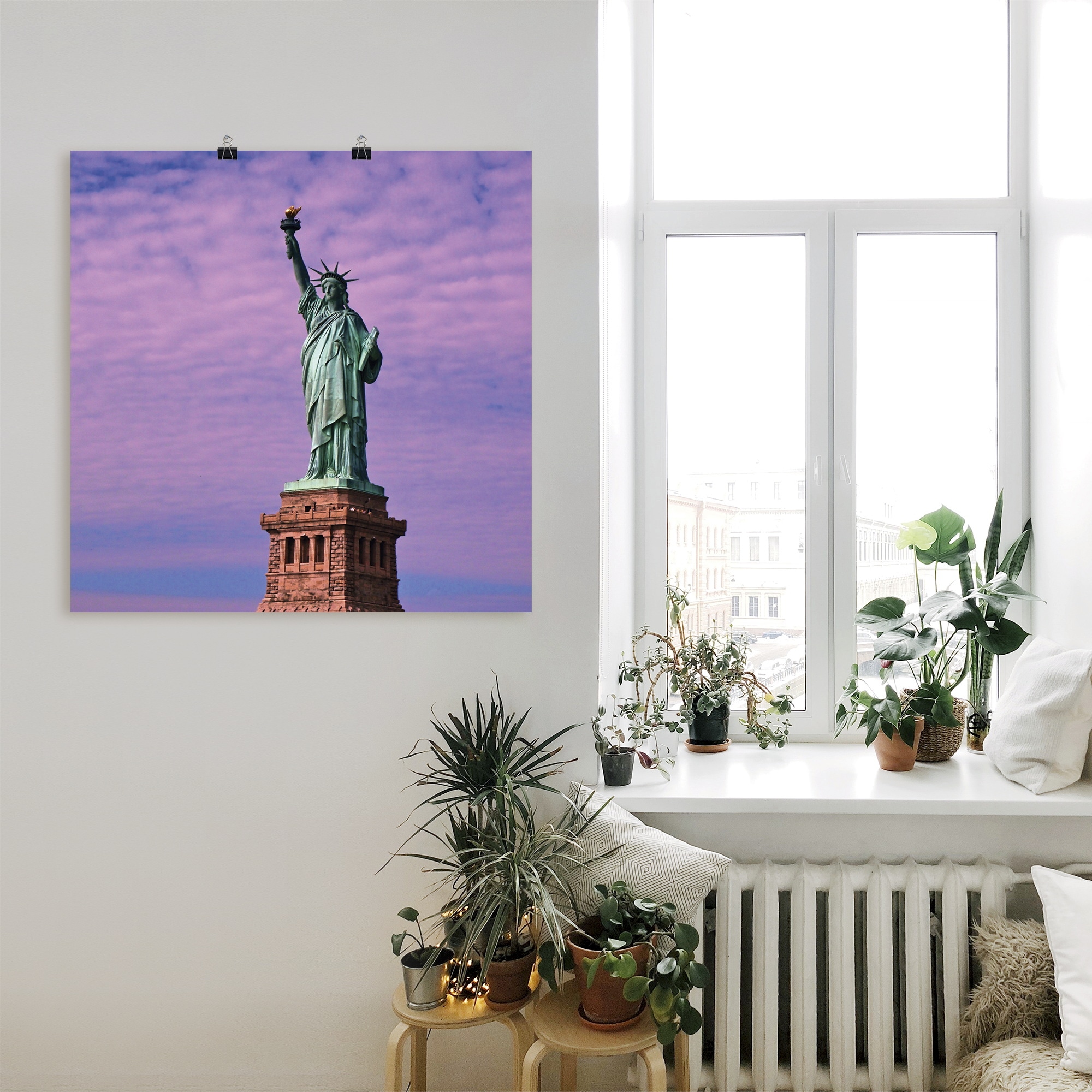 Artland Wandbild »Freiheitsstatue«, Amerika, (1 St.), als Leinwandbild, Poster in verschied. Grössen