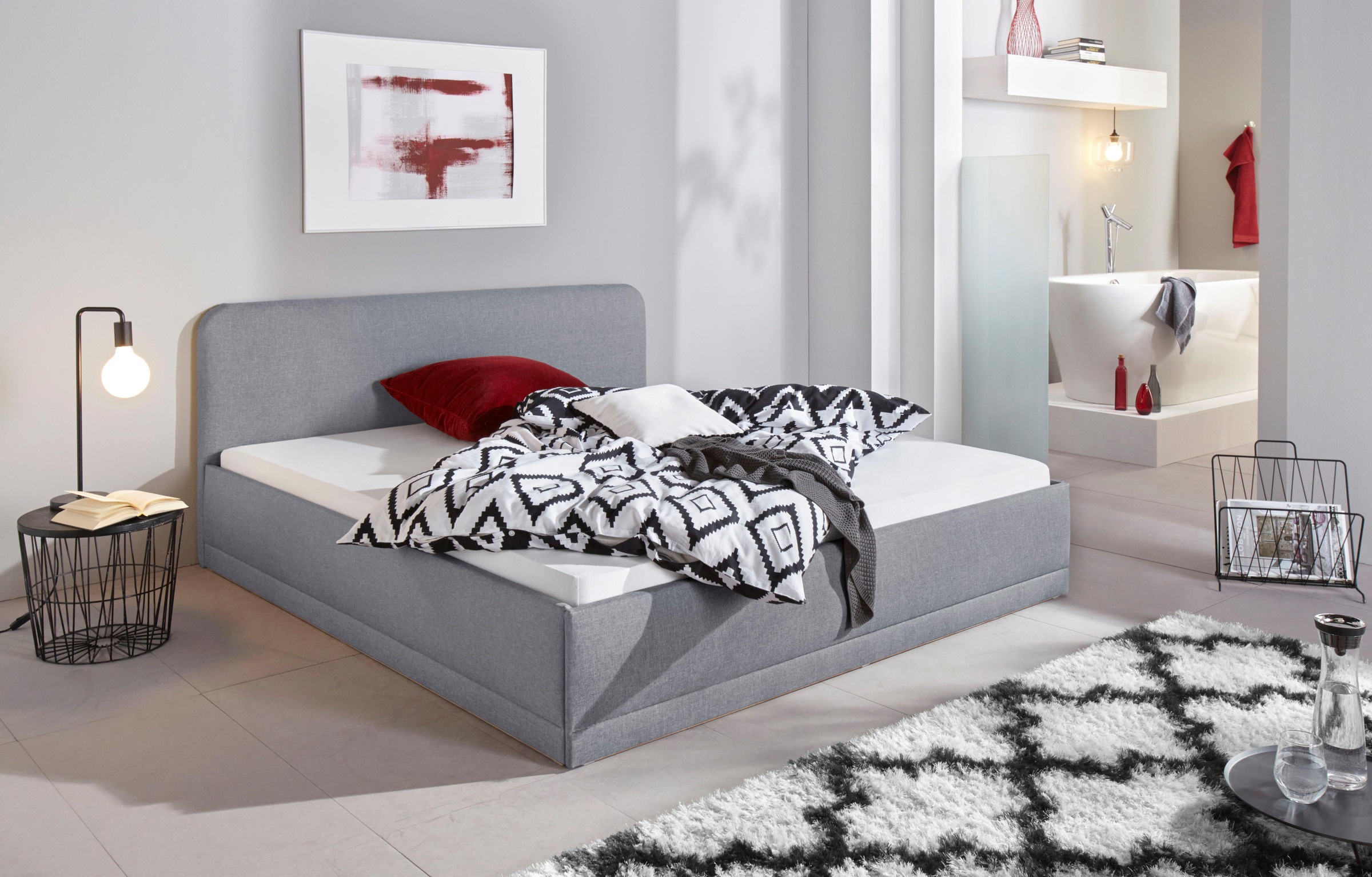 Schlafkomfort Matratze mit Jelmoli-Online Westfalia inkl. Shop Bettkasten entdecken ❤ Ausführung Polsterbett, im bei