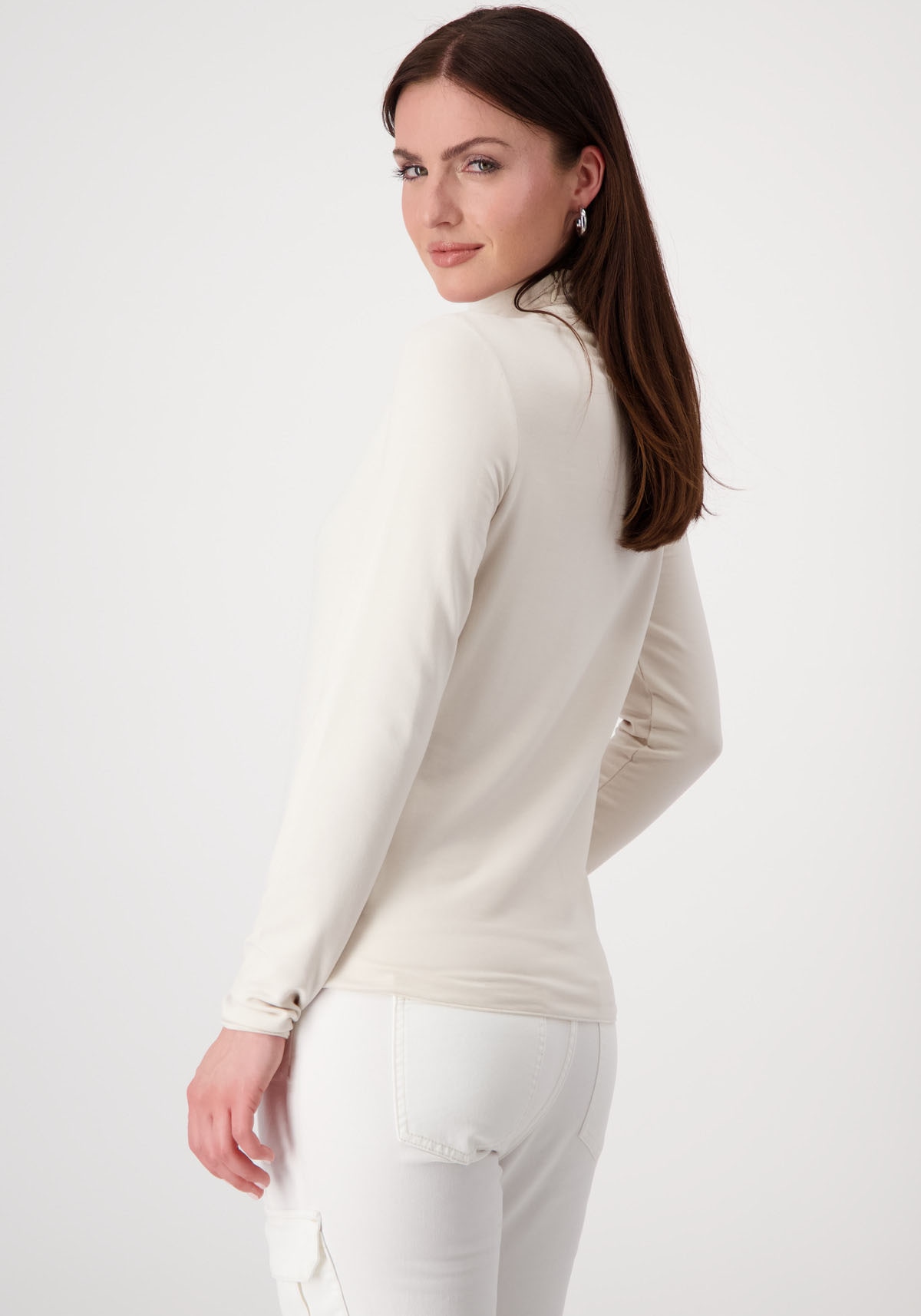 Monari Langarmshirt, mit Pailletten