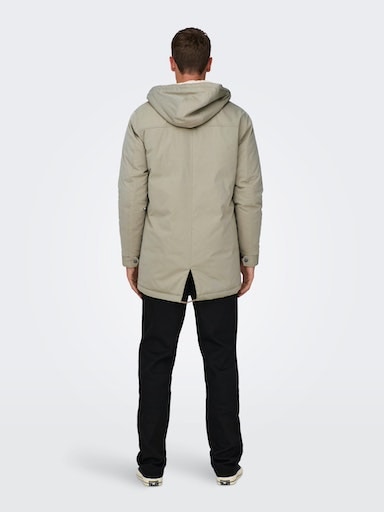 ONLY & SONS Parka »ONSALEXANDER LIFE PARKA OTW VD«, mit Kapuze