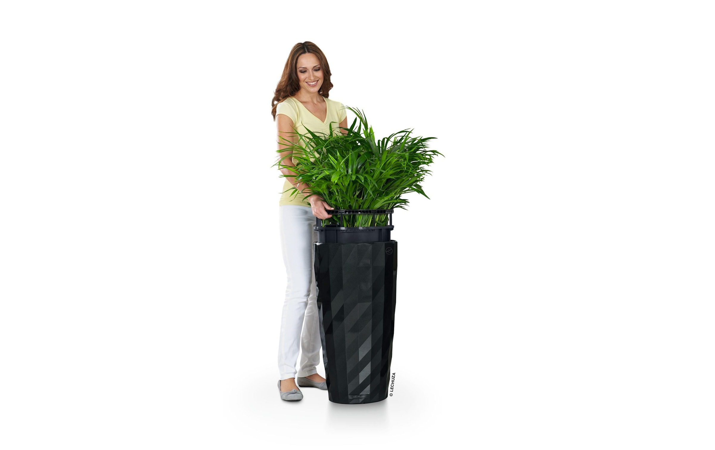 Pflanzkübel »Diamante Premium 40 Schwarz«, (1 St.)