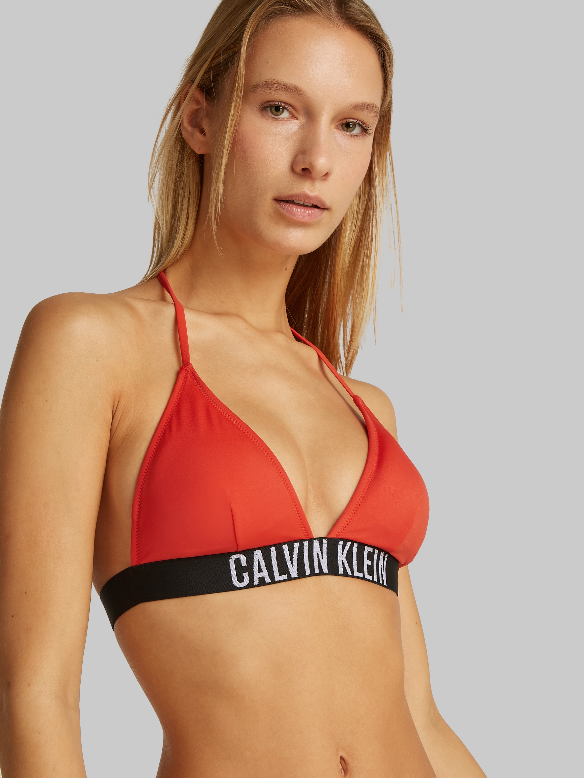 Calvin Klein Swimwear Triangel-Bikini-Top »TRIANGLE-RP«, mit elastischem Logo-Unterbrustband