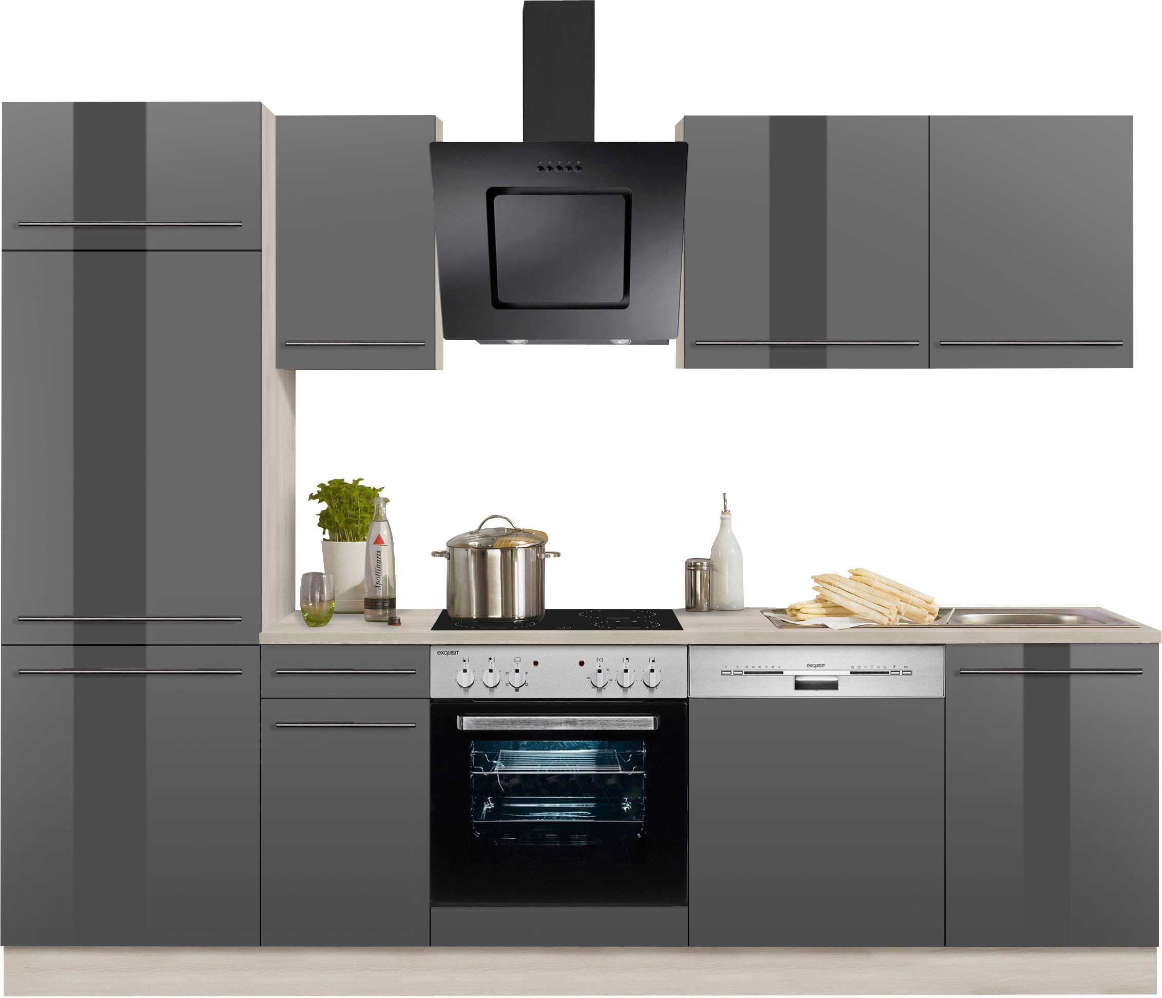❤ OPTIFIT Küchenzeile »Bern«, Breite 270 cm, gedämpfte Türen, wahlweise mit  E-Geräten kaufen im Jelmoli-Online Shop