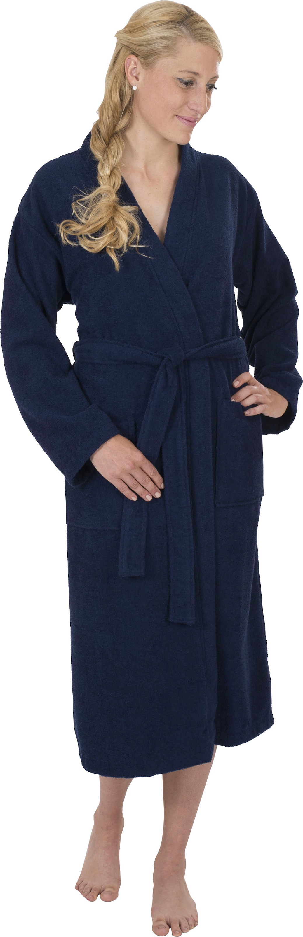 Wewo fashion Unisex-Bademantel »3048«, (1 St., mit Gürtel), für Damen & Herren,... kaufen