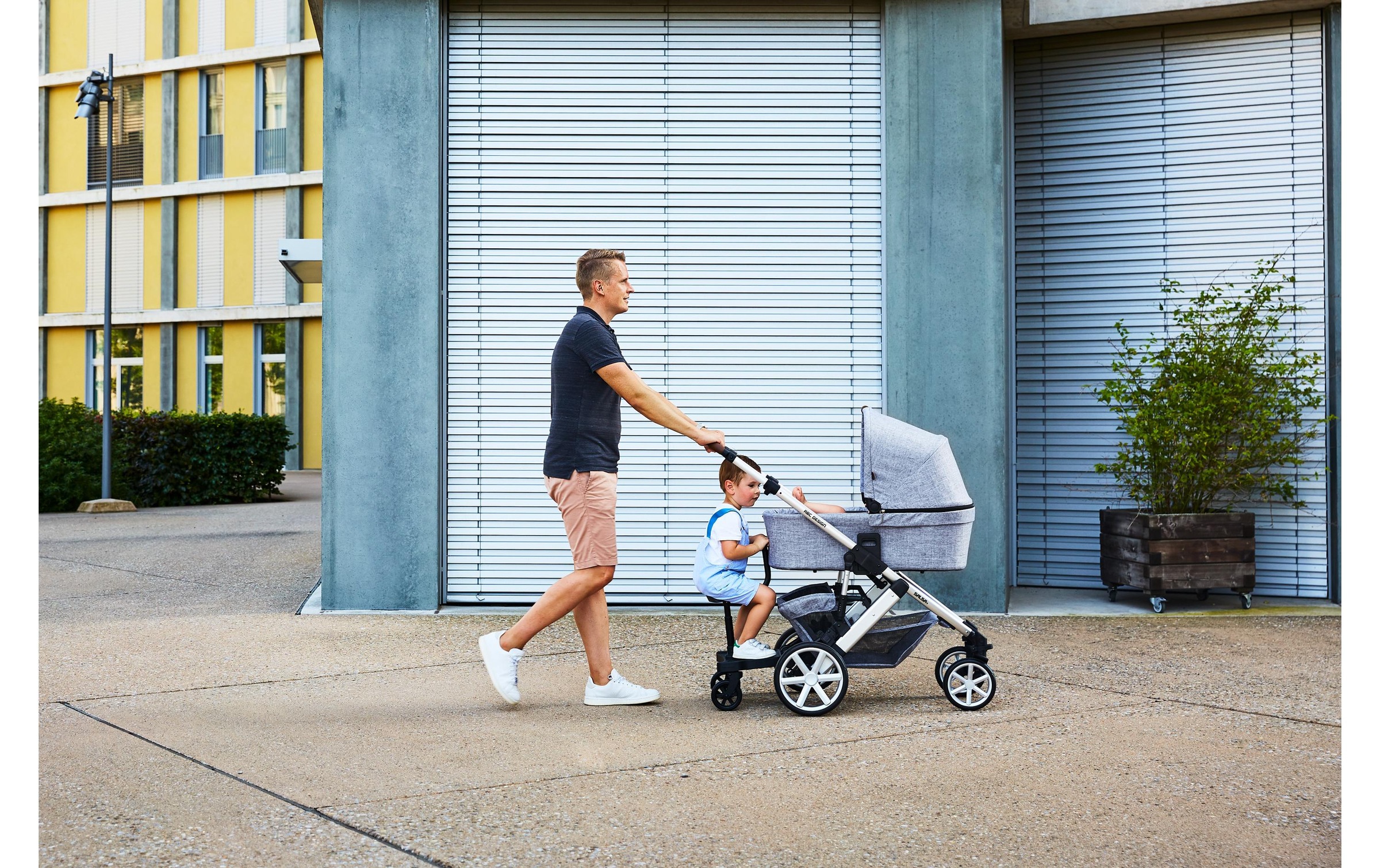 ABC Design Kinderwagenaufsatz »Kiddie Ride on 2 Sitz«, Der Sitz ist nur mit dem Kiddie Ride On 2 kompatibel