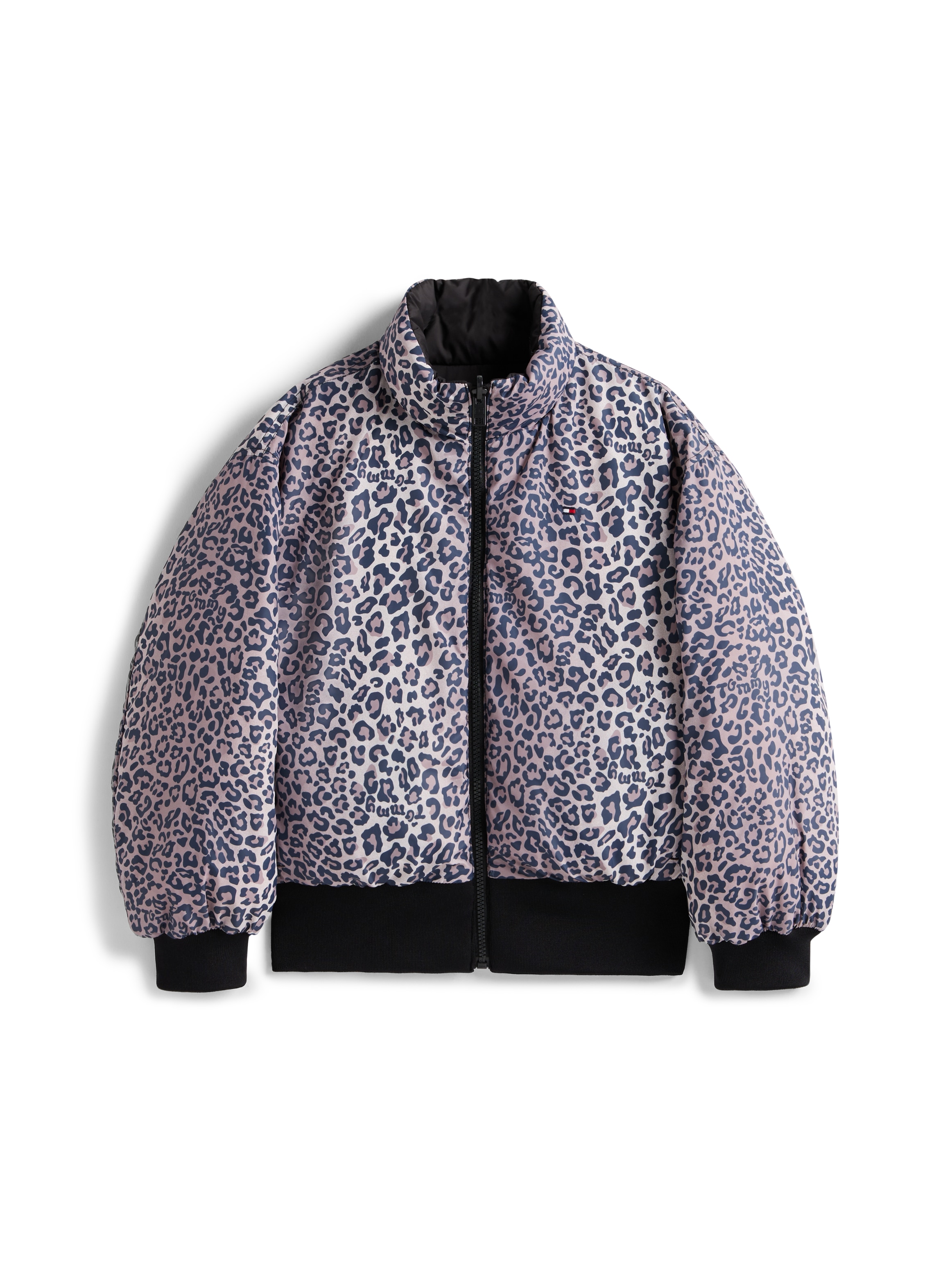 Tommy Hilfiger Wendejacke »REVERSIBLE STRIPE PUFFER BOMBER«, ohne Kapuze, Kinder bis 16 Jahre