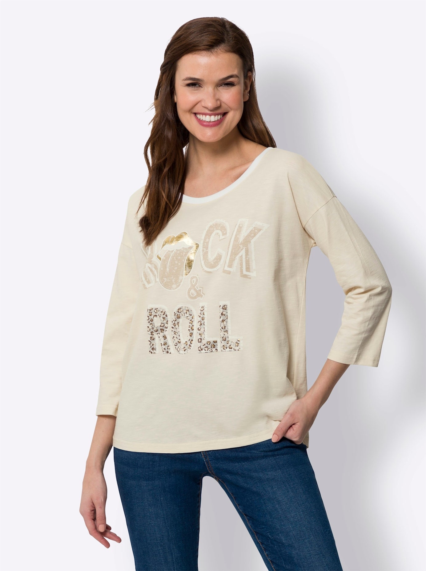 heine 3/4-Arm-Shirt »Shirt«, (1 tlg.)