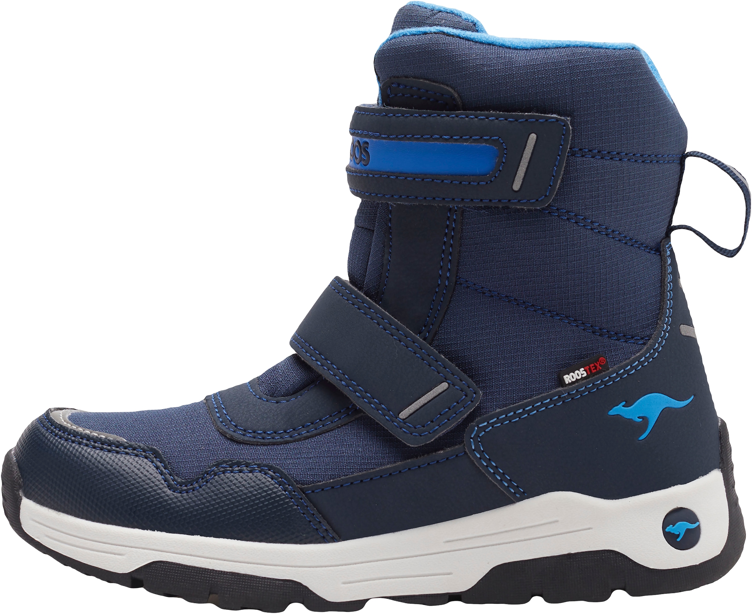 KangaROOS Winterstiefel »K-MJ Sharp V Roostex«, Snowboots, Winterboots, Winterschuhe, wasserdicht mit Klettverschluss