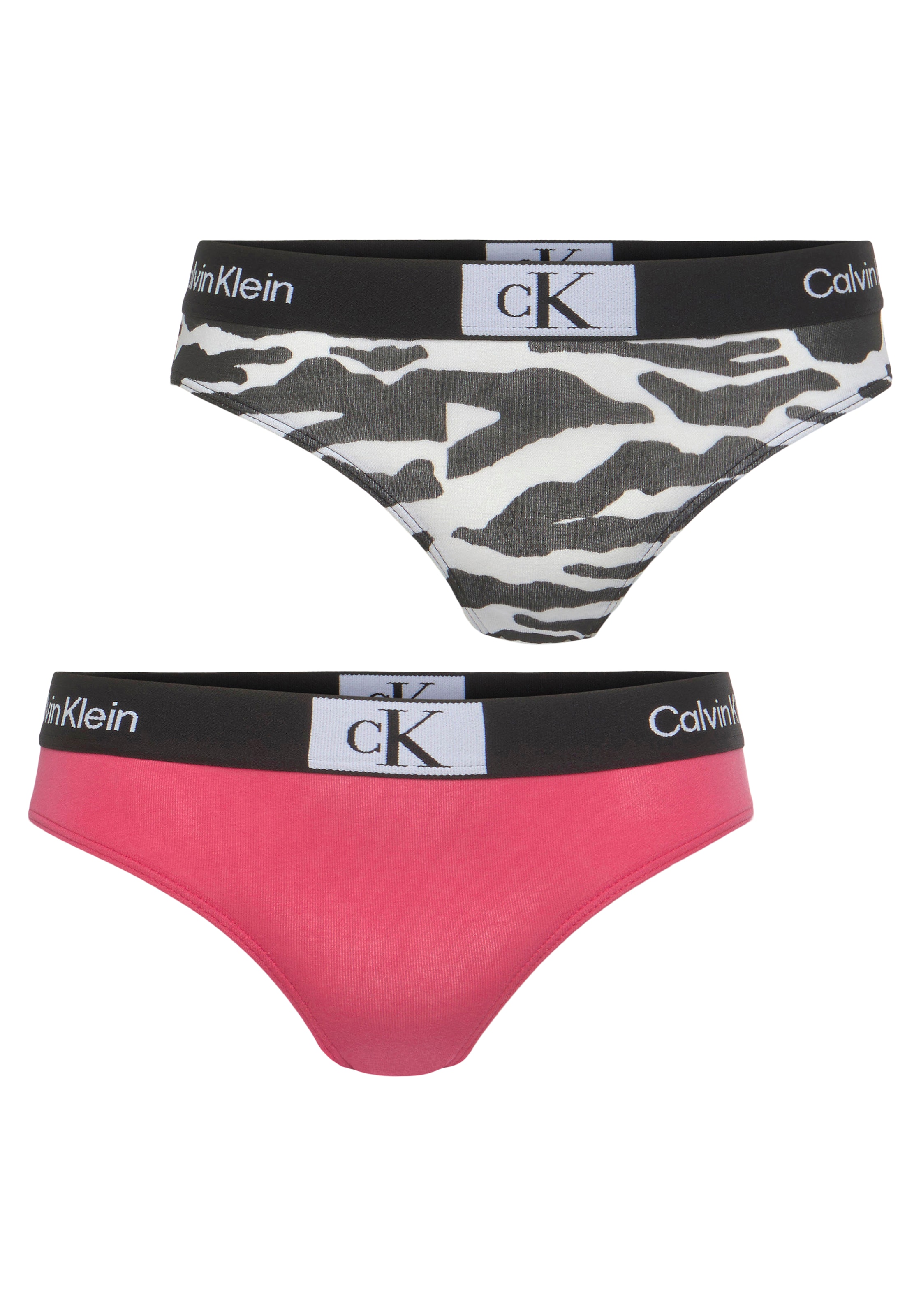 Jelmoli-Online Klein entdecken im Shop mit (Packung, »2PK 2er-Pack), BIKINI«, Logo-Elastikbund Calvin ❤ Bikinislip