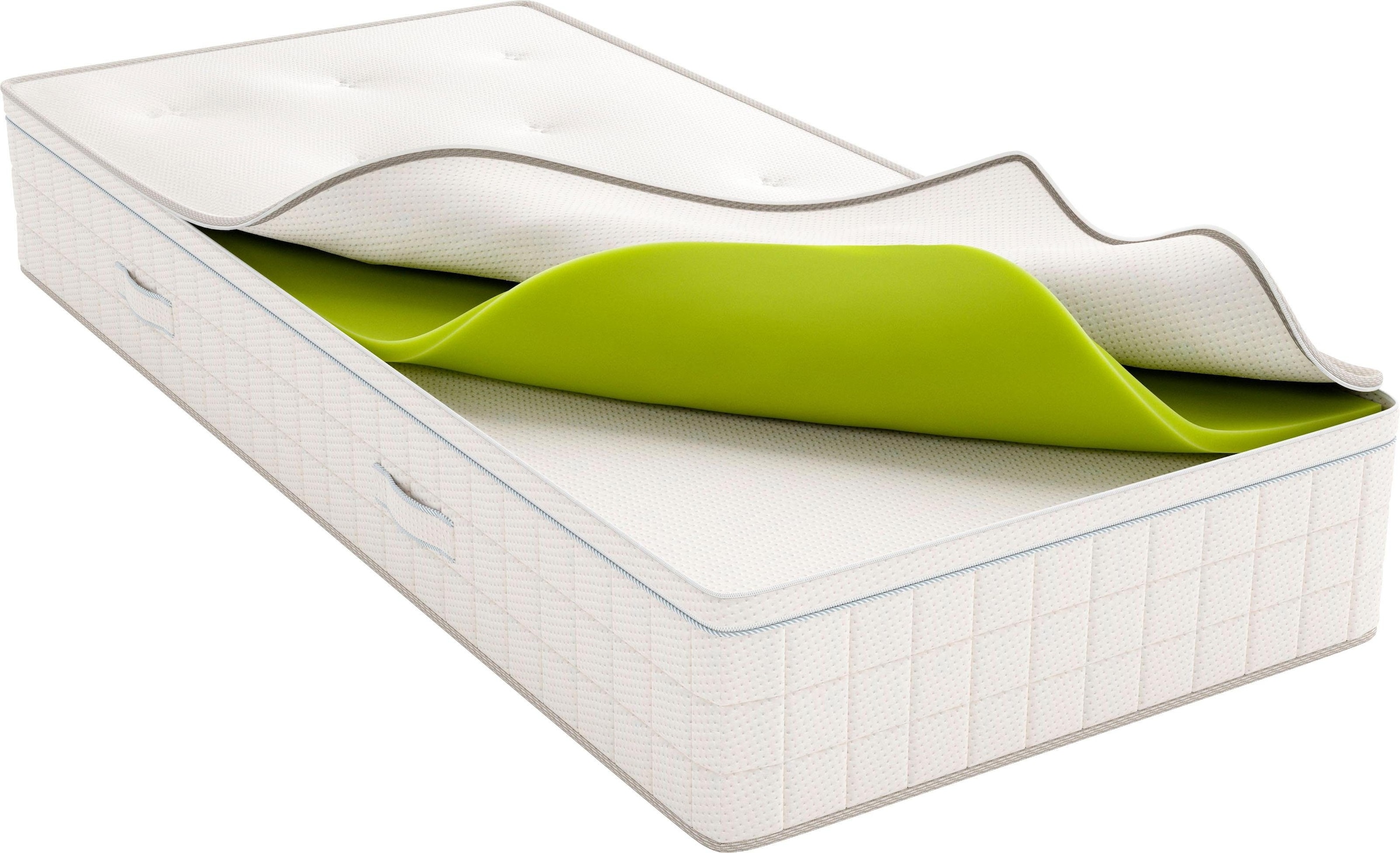 Schlaraffia Boxspringmatratze »Matratze Air Boxspring mit Topper, in 90x200 cm und weiteren Grössen«, 33 cm hoch, Raumgewicht: 43 kg/m³, 882 Federn, (1 St.), mit abnehmbaren Topper