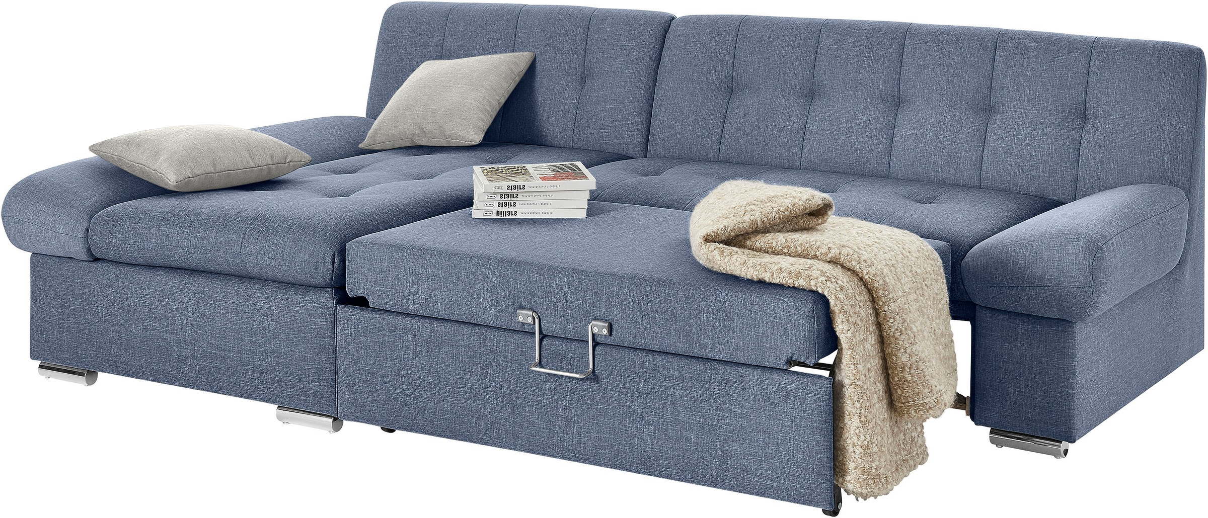 TRENDMANUFAKTUR Ecksofa »Reggae II, L-Form«, wahlweise mit Bettfunktion