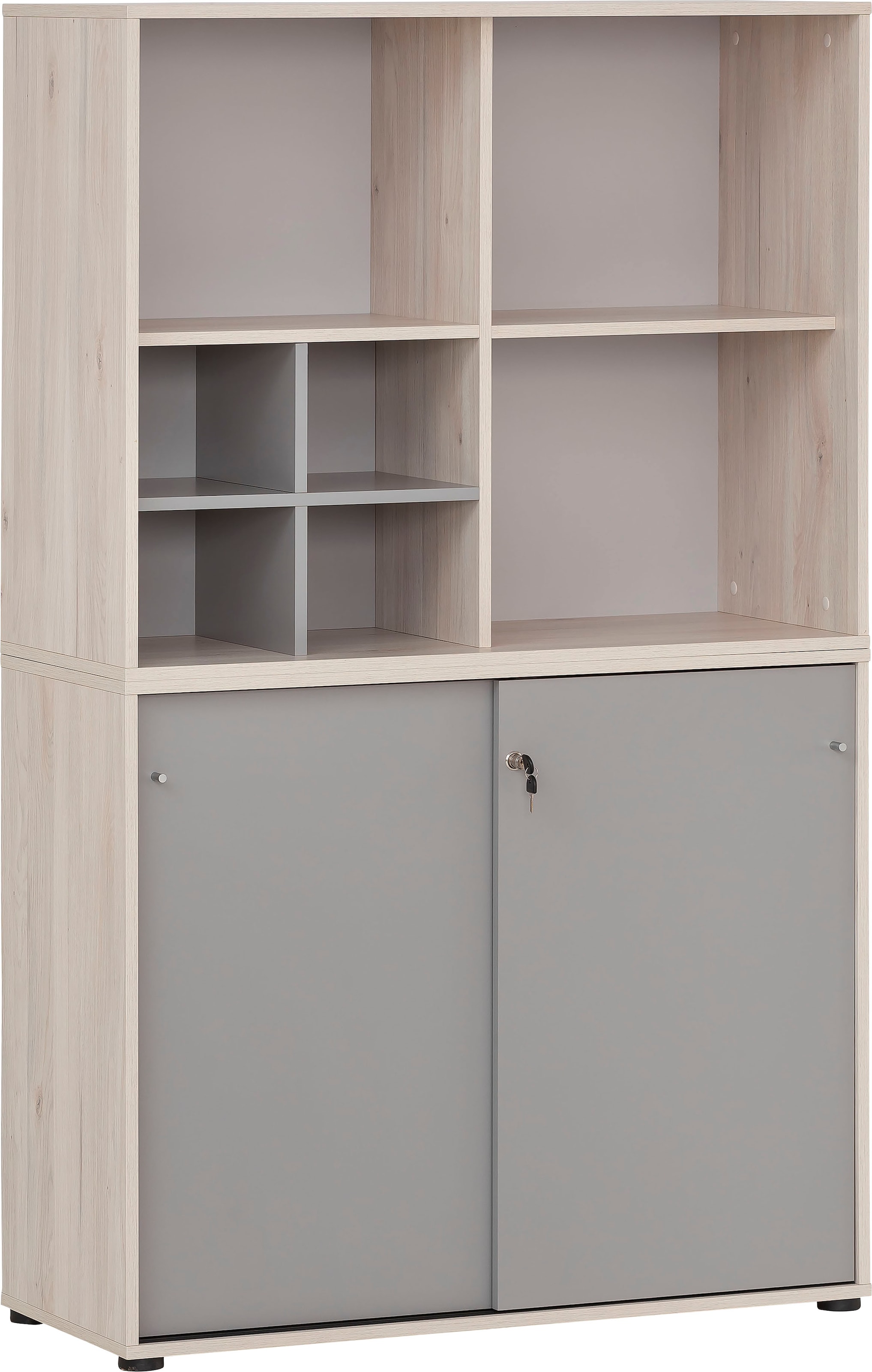 Schildmeyer Büro-Set »Serie 400«, (3 St.), bestehend aus 1 Regal, 1 Schrank,  1 Regalkreuz online kaufen | Jelmoli-Versand