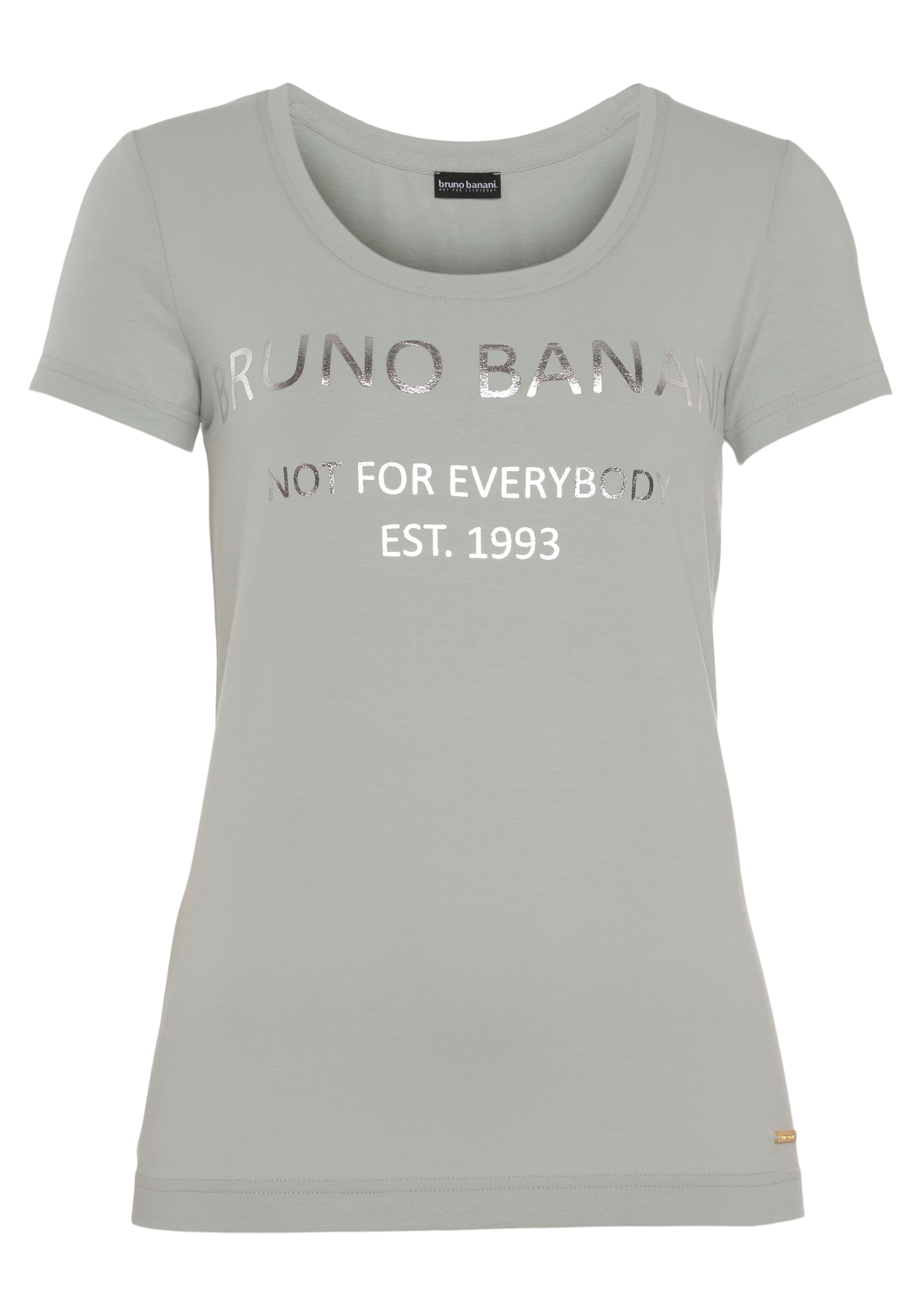 Schweiz KOLLEKTION T-Shirt, Logodruck goldfarbenem online Jelmoli-Versand shoppen Banani Bruno bei mit NEUE