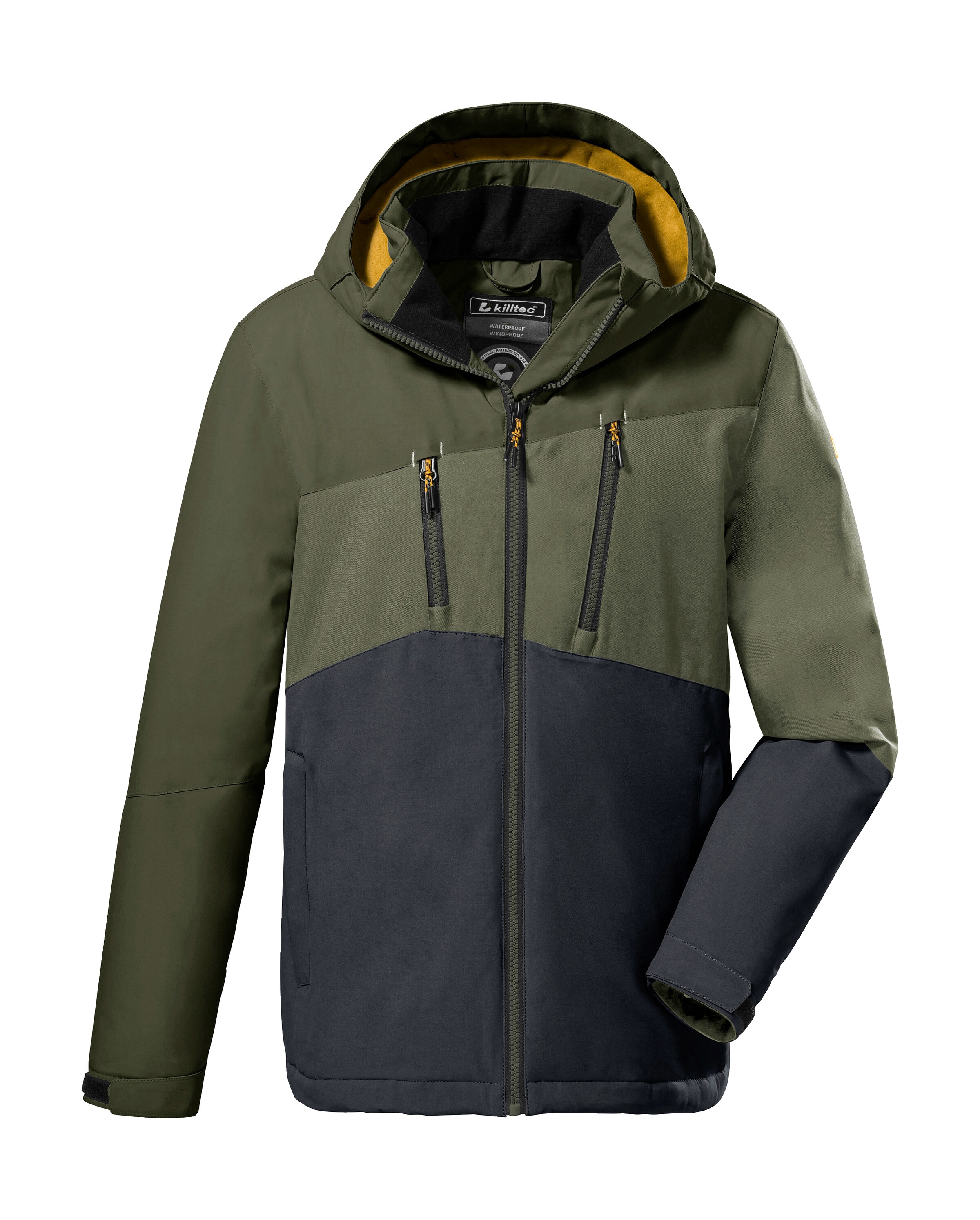 Killtec Outdoorjacke »KOW 204 BYS JCKT«, Wasserdichte, atmungsaktive Winterjacke mit verstellbarer Kapuze