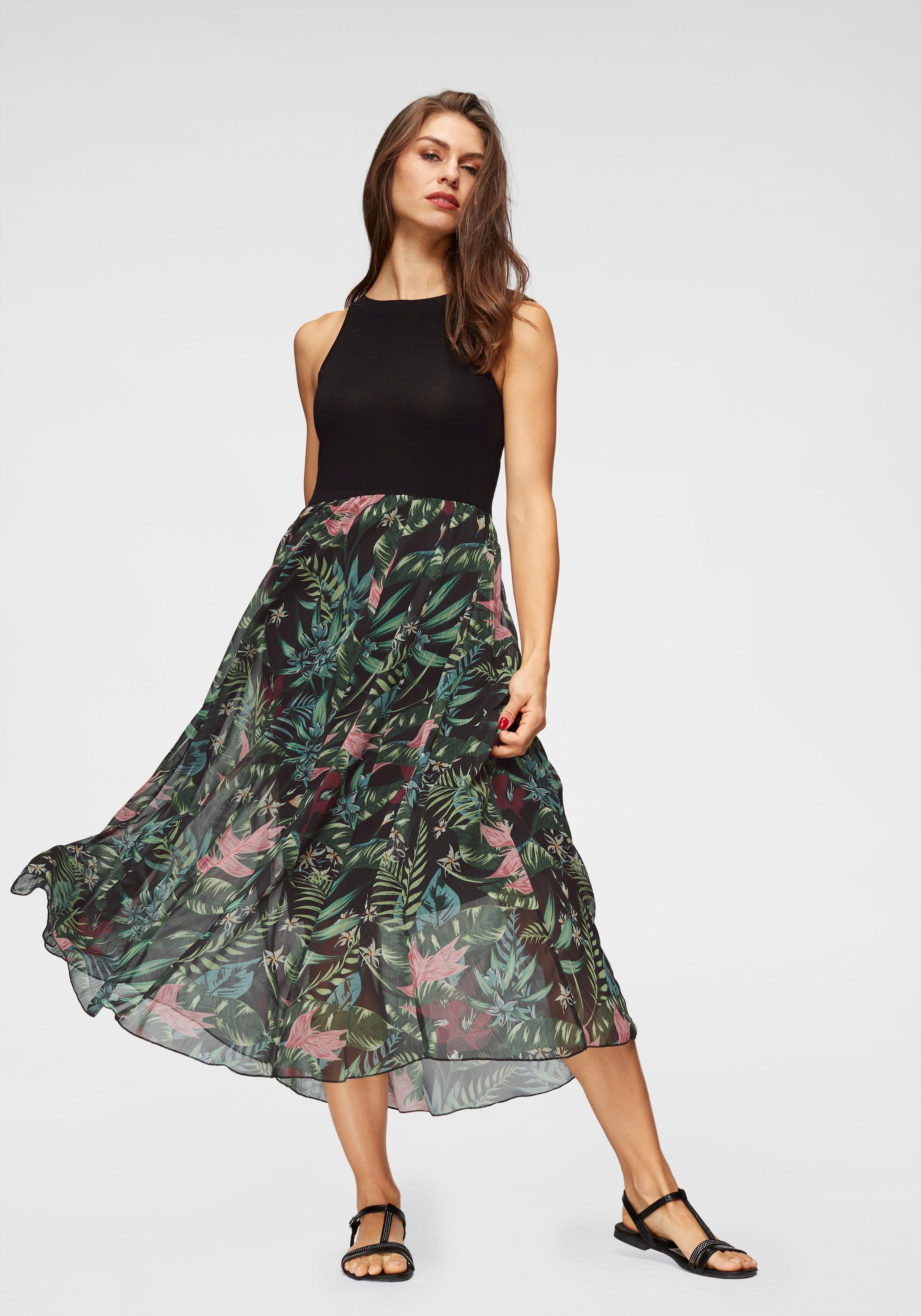 Aniston SELECTED Sommerkleid, Rockteil mit buntem Schweiz Jelmoli-Versand bei kaufen online