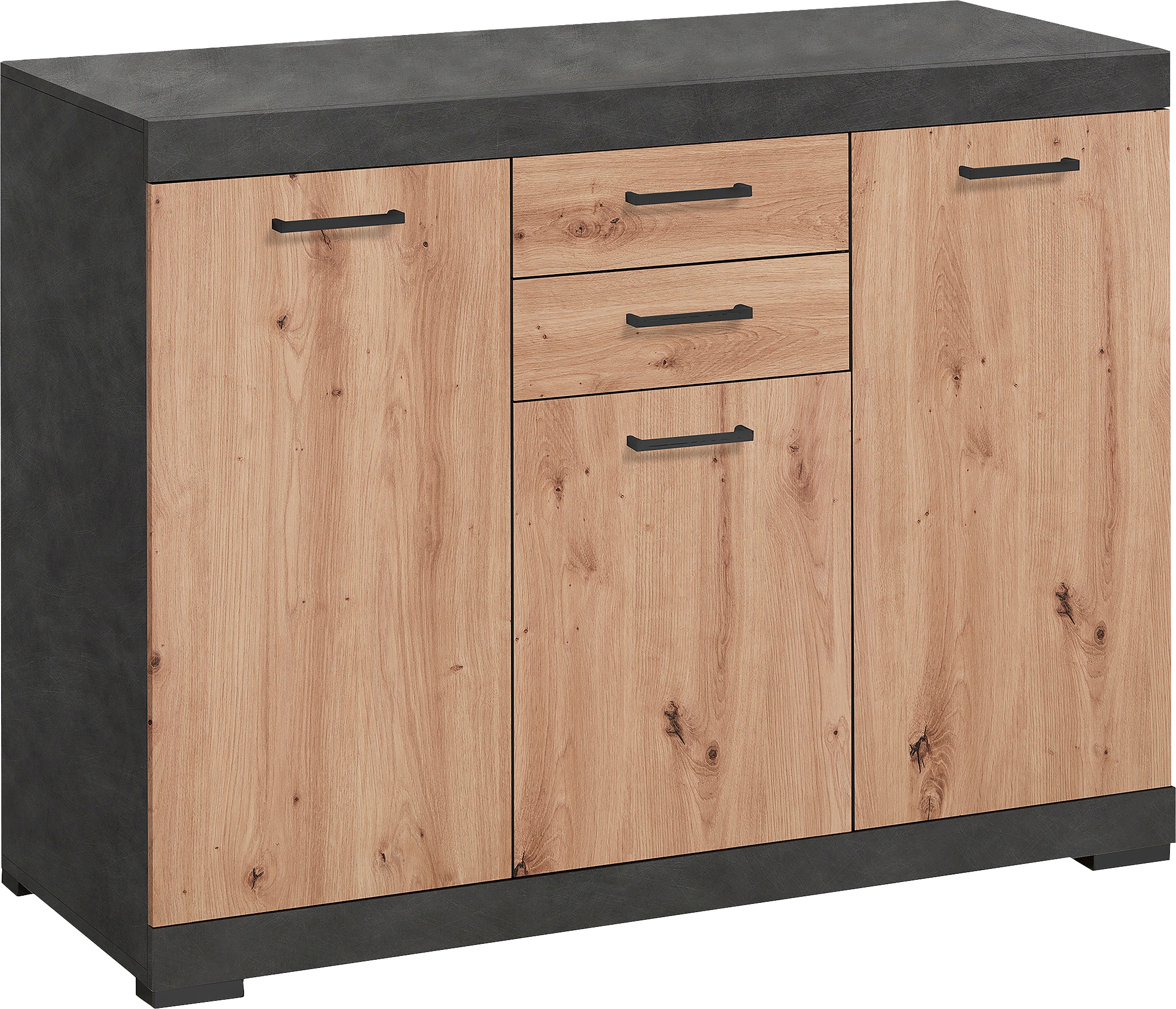 FMD Kommode »Bristol 3«, Mehrzweckschrank, in verschiedenen Tiefen, Breite: 120 cm