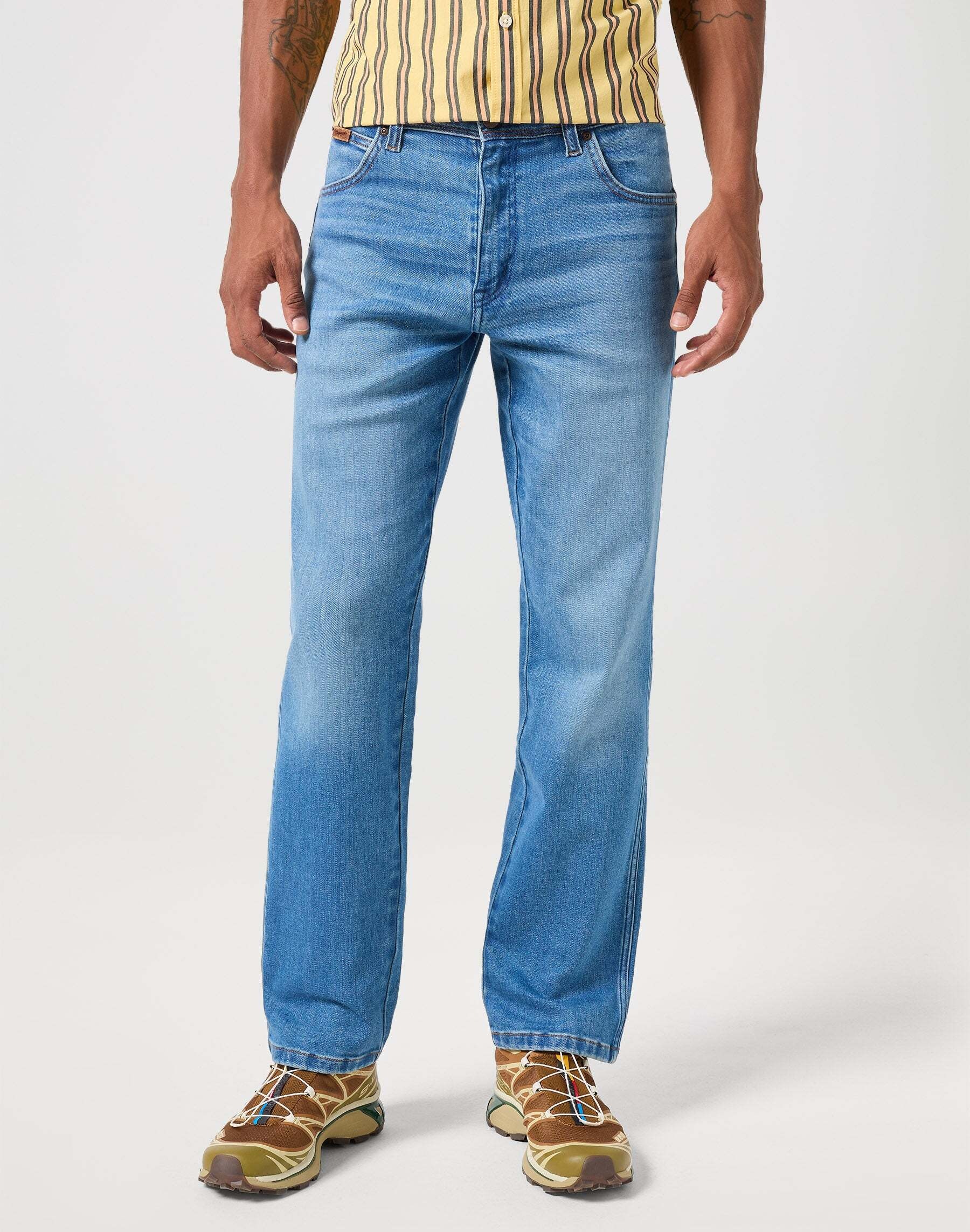 Wrangler Regular-fit-Jeans »WRANGLER Jeans Straight Leg Texas High Stretch«