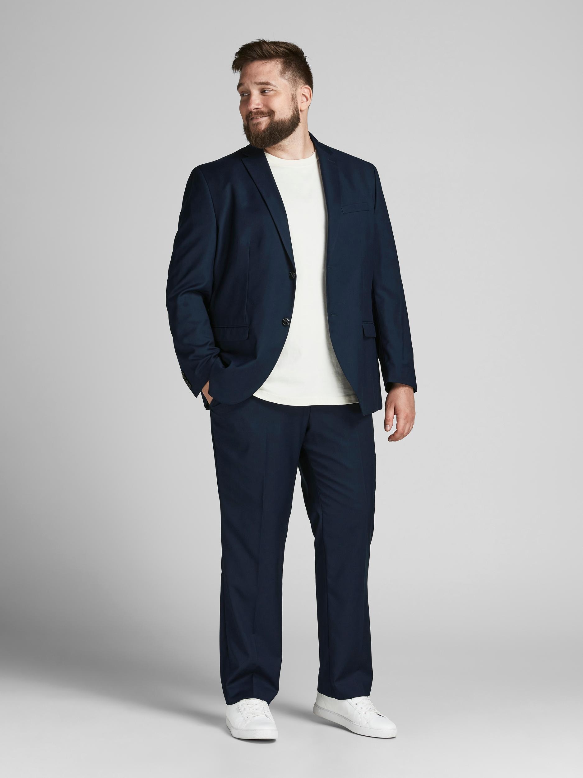 Jack & Jones PlusSize Anzug »JPRFRANCO SUIT NOOS PLS«, (2 tlg.), slim fit