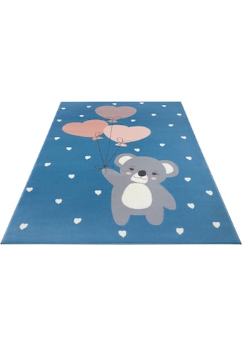 HANSE Home Kinderteppich »Koala Sweetheart«, rechteckig, 9 mm Höhe, Herzen, Kurzflor,... kaufen