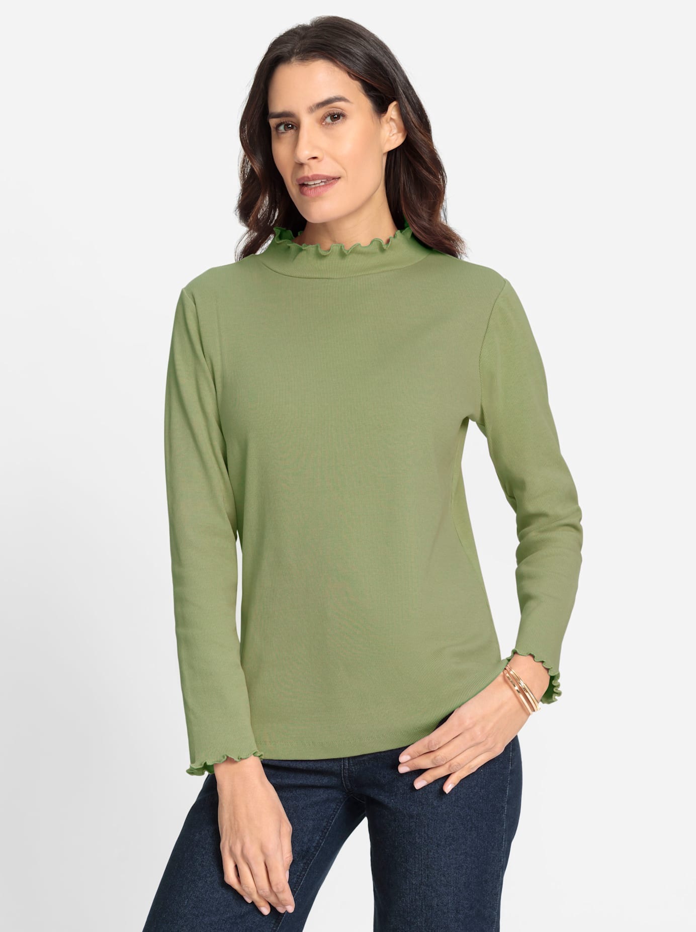 Inspirationen Stehkragenshirt »Stehkragen-Shirt« 1 Stk.