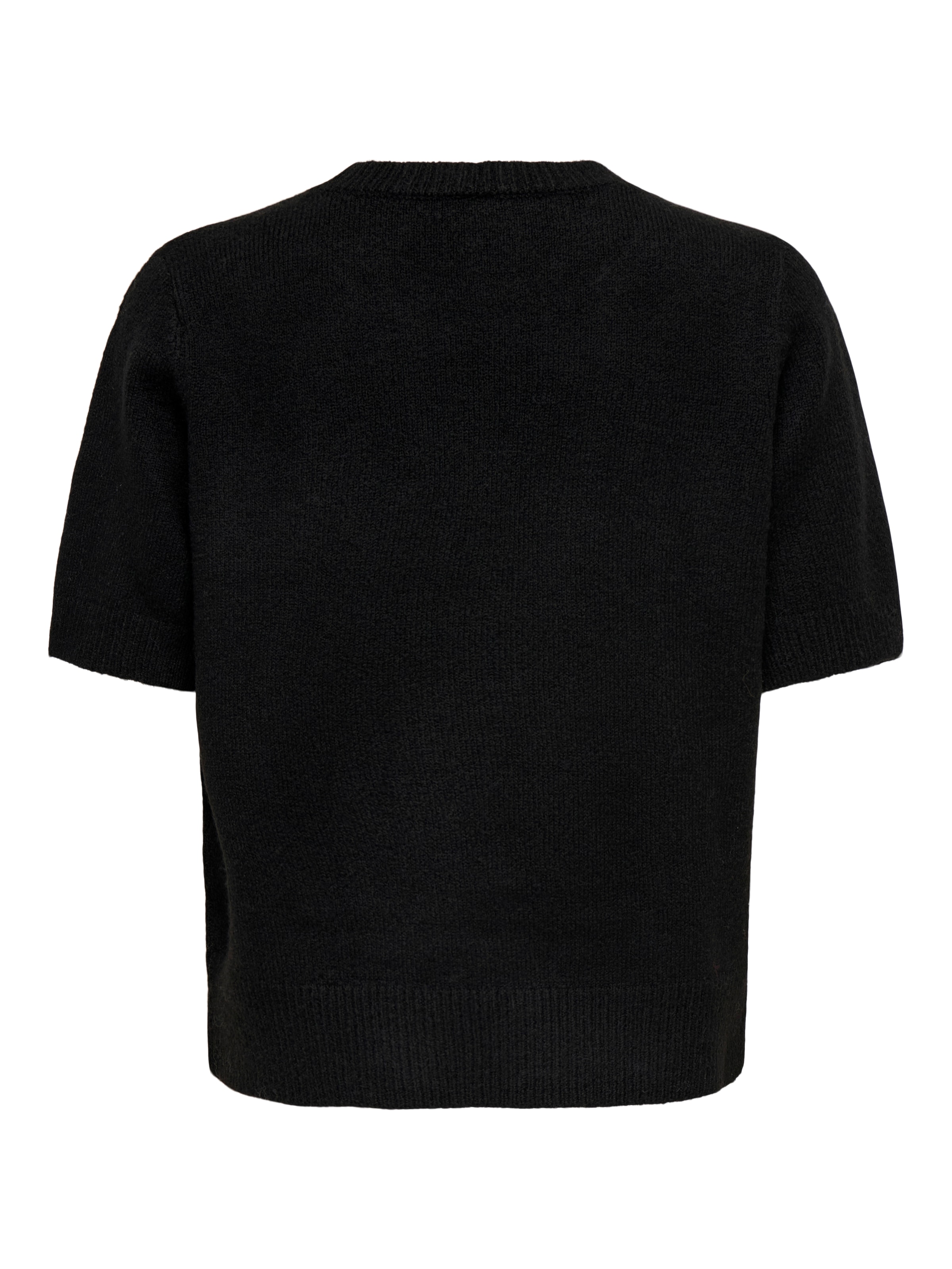 ONLY Kurzarmpullover »ONLABBY LIFE SS BLING TOP O-NECK KNT«