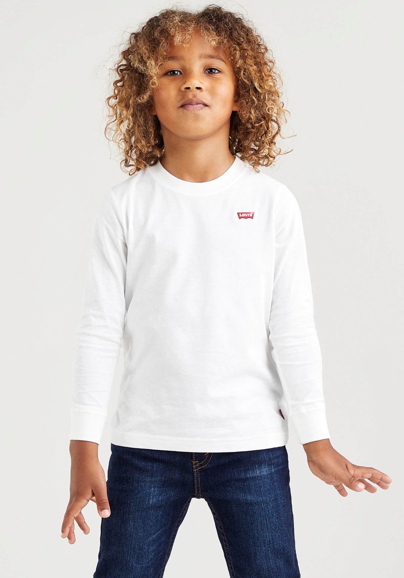 Levi's® Kids Langarmshirt »LVB LS GRAPHIC TEE SHIRT« mit Logo Stickerei for BOYS