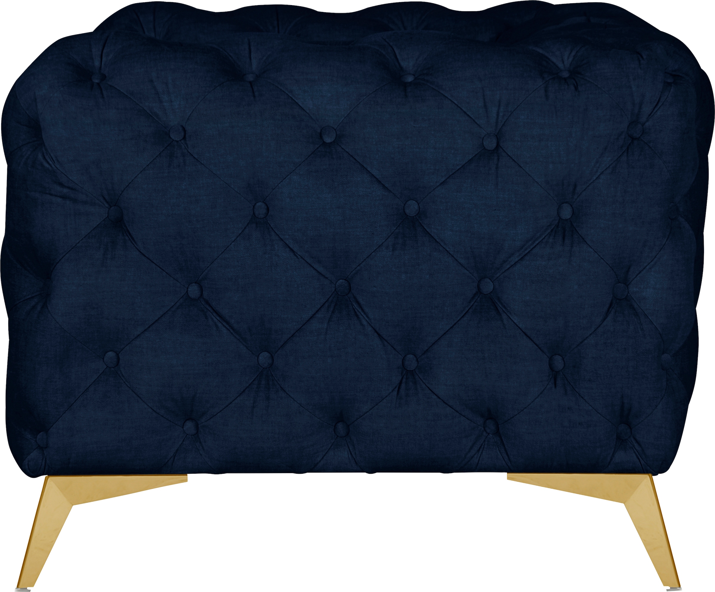 Leonique Chesterfield-Sessel »Glynis Sessel«, aufwändige Knopfheftung, moderne Chesterfield Optik, Fussfarbe wählbar