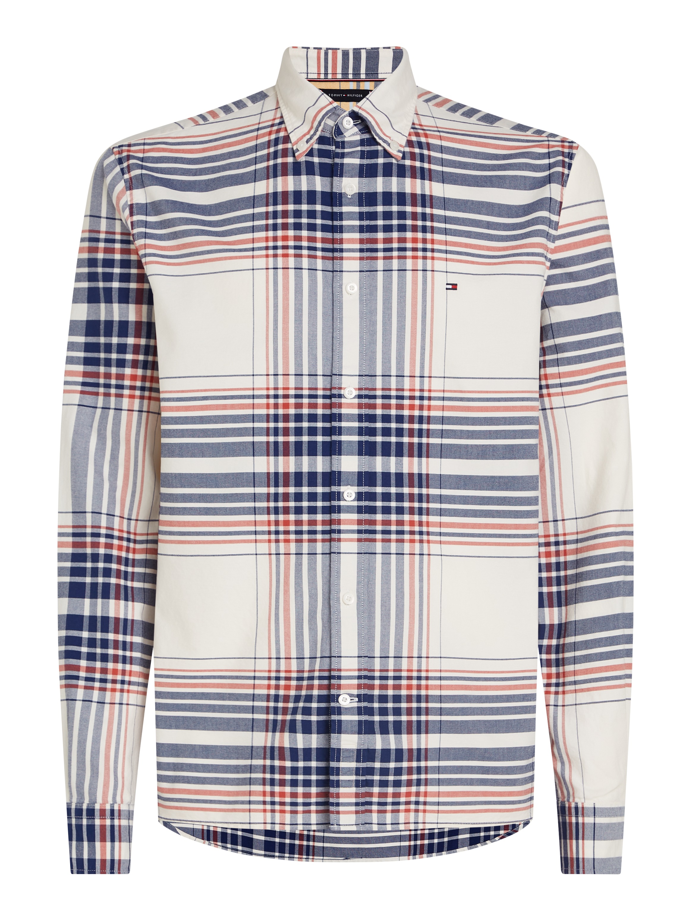 Tommy Hilfiger Langarmhemd »XL OXFORD CHECK RF SHIRT«, mit grossem Karomuster
