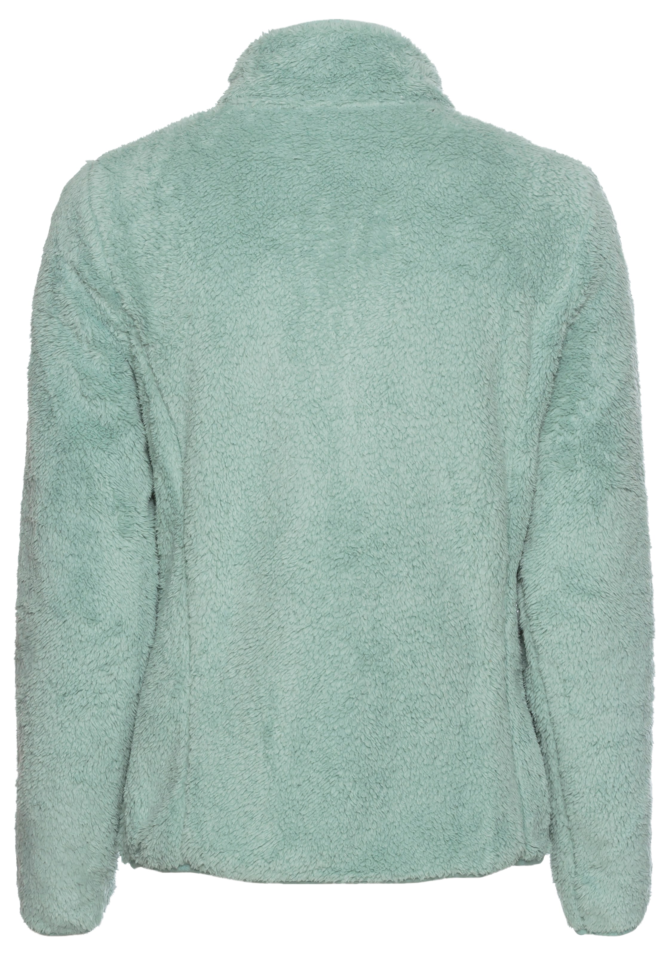 KangaROOS Sweatjacke, aus flauschigem Teddy-Fleece