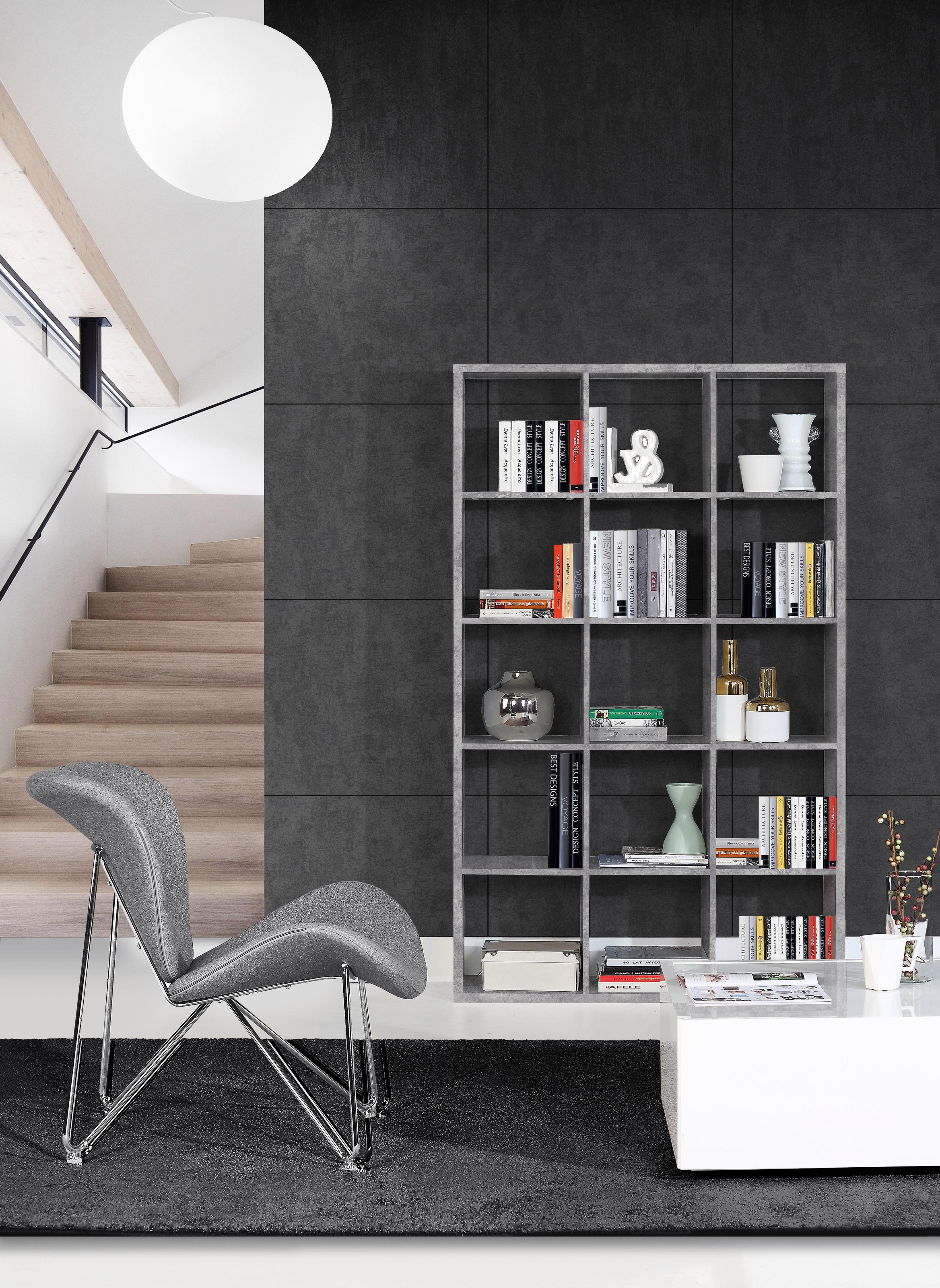 Mauro 3x5 Storage Unit in Concrete Grey, none