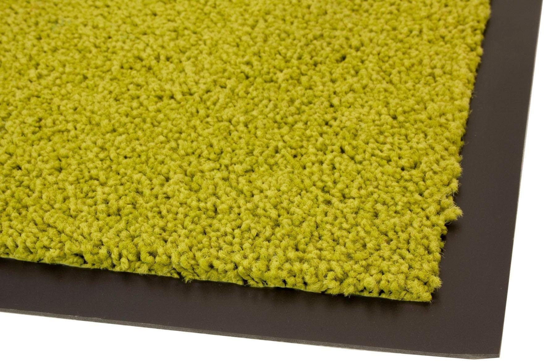 Primaflor-Ideen in Textil Fussmatte »DANCER, Made in Netherlands«, rechteckig, 6 mm Höhe, Schmutzfangmatte, Uni-Farben, grosse Farbauswahl, waschbar