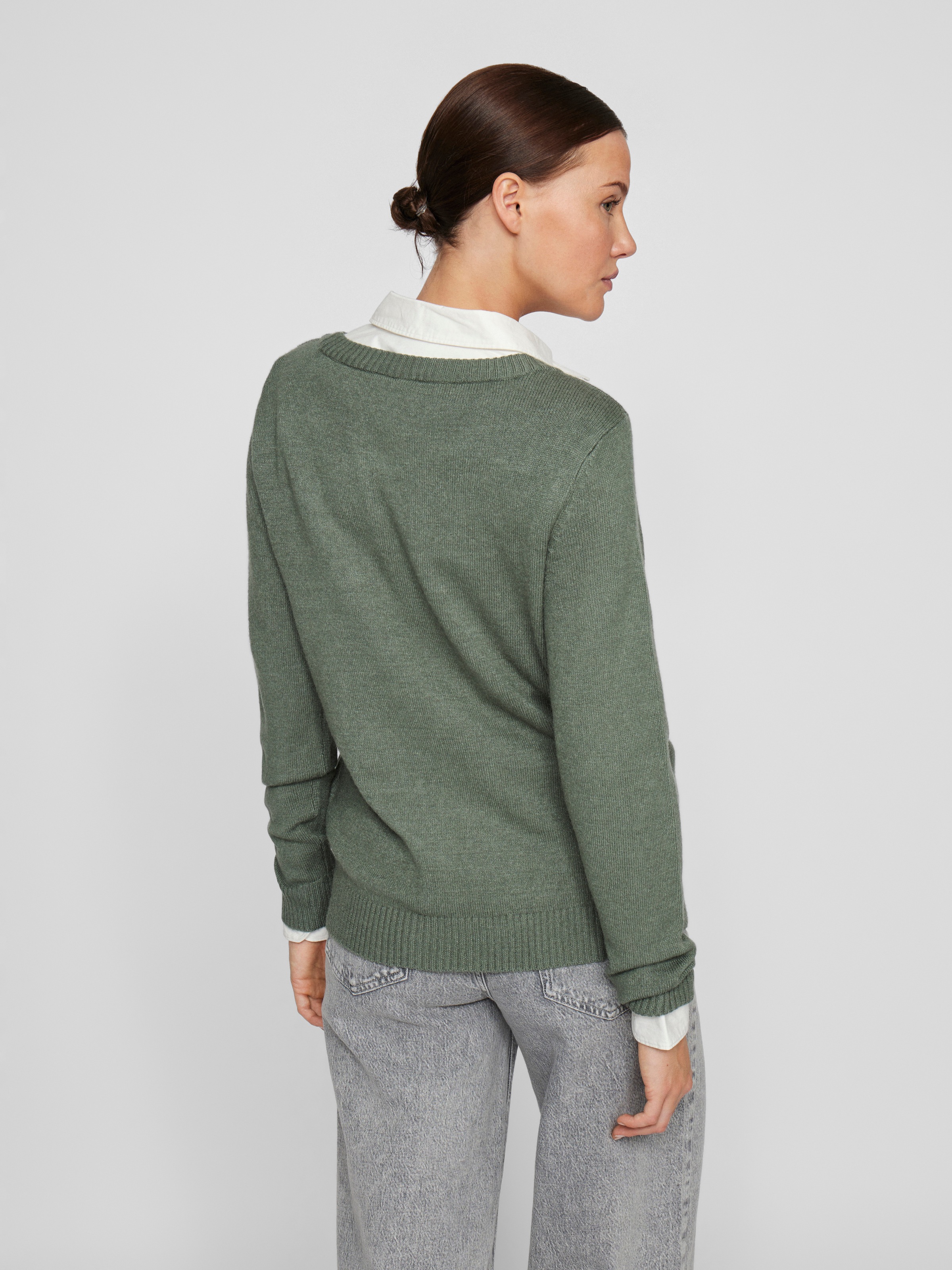 Vila Rundhalspullover »VIRIL O-NECK L/S KNIT TOP - NOOS«