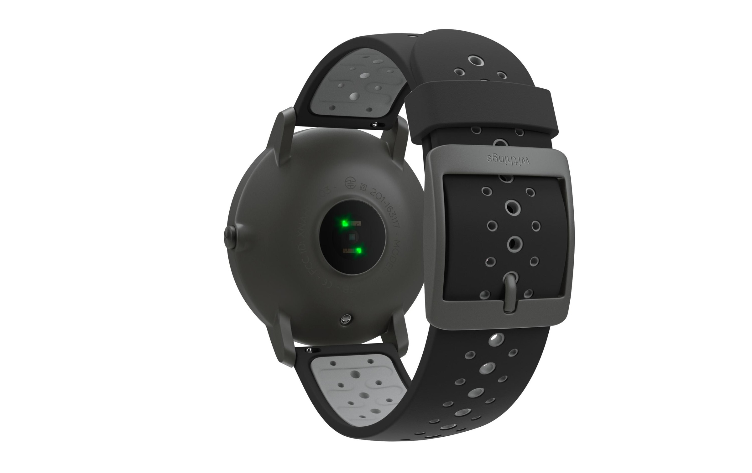 Withings Fitnessuhr »Sportuhr Steel HR Sport weiss, dunkelgrau«,)