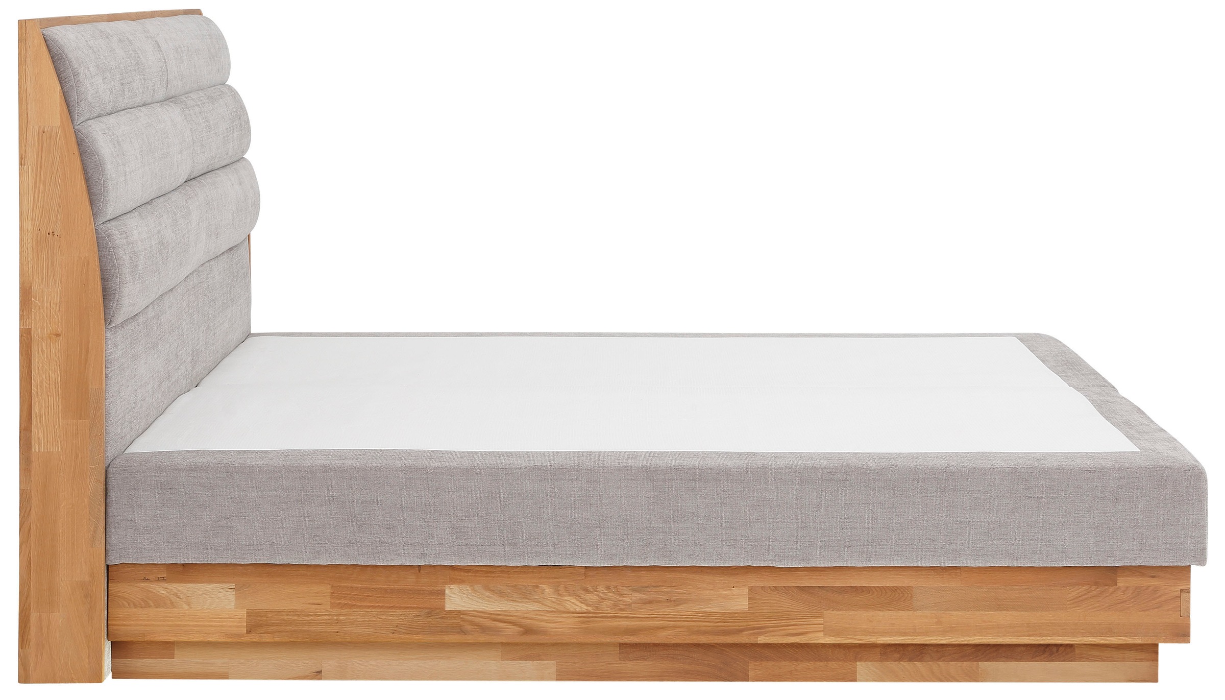 GOODproduct Boxspringbett »Jenna«, ohne LED-Beleuchtung, mit zertifizierten, recycelten Bezugsstoffen