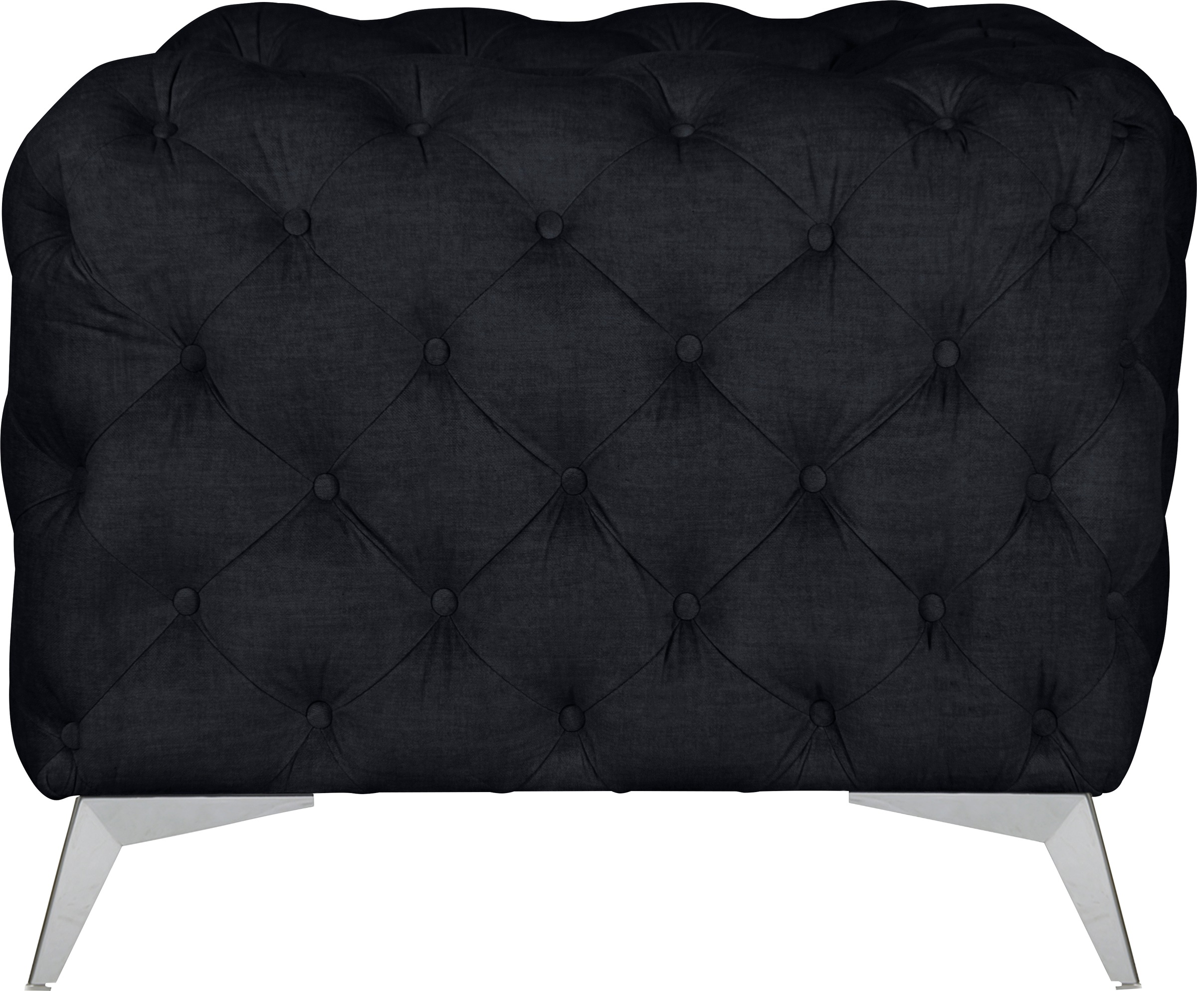 Leonique Chesterfield-Sessel »Glynis Sessel«, aufwändige Knopfheftung, moderne Chesterfield Optik, Fussfarbe wählbar