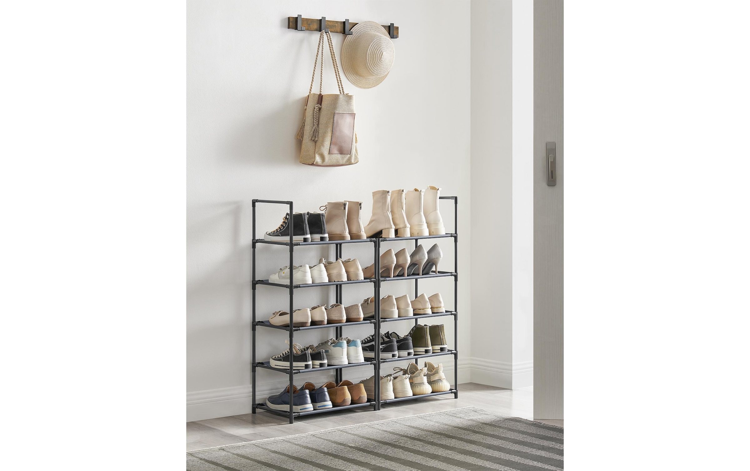 SONGMICS Schuhregal »mit 10 Ablagen 45 x 173 cm«