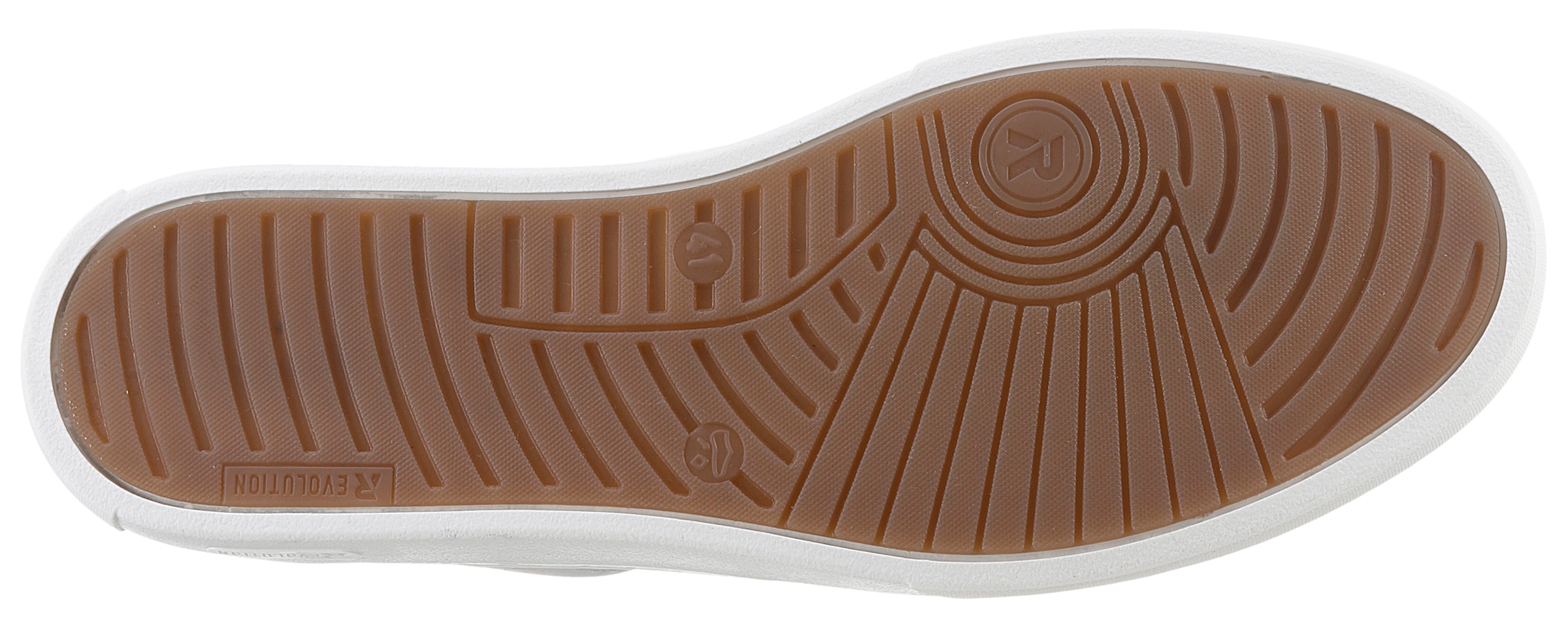 RIEKER Sport Sneaker, mit Leder-Innenfutter, Freizeitschuh, Halbschuh, Schnürschuh