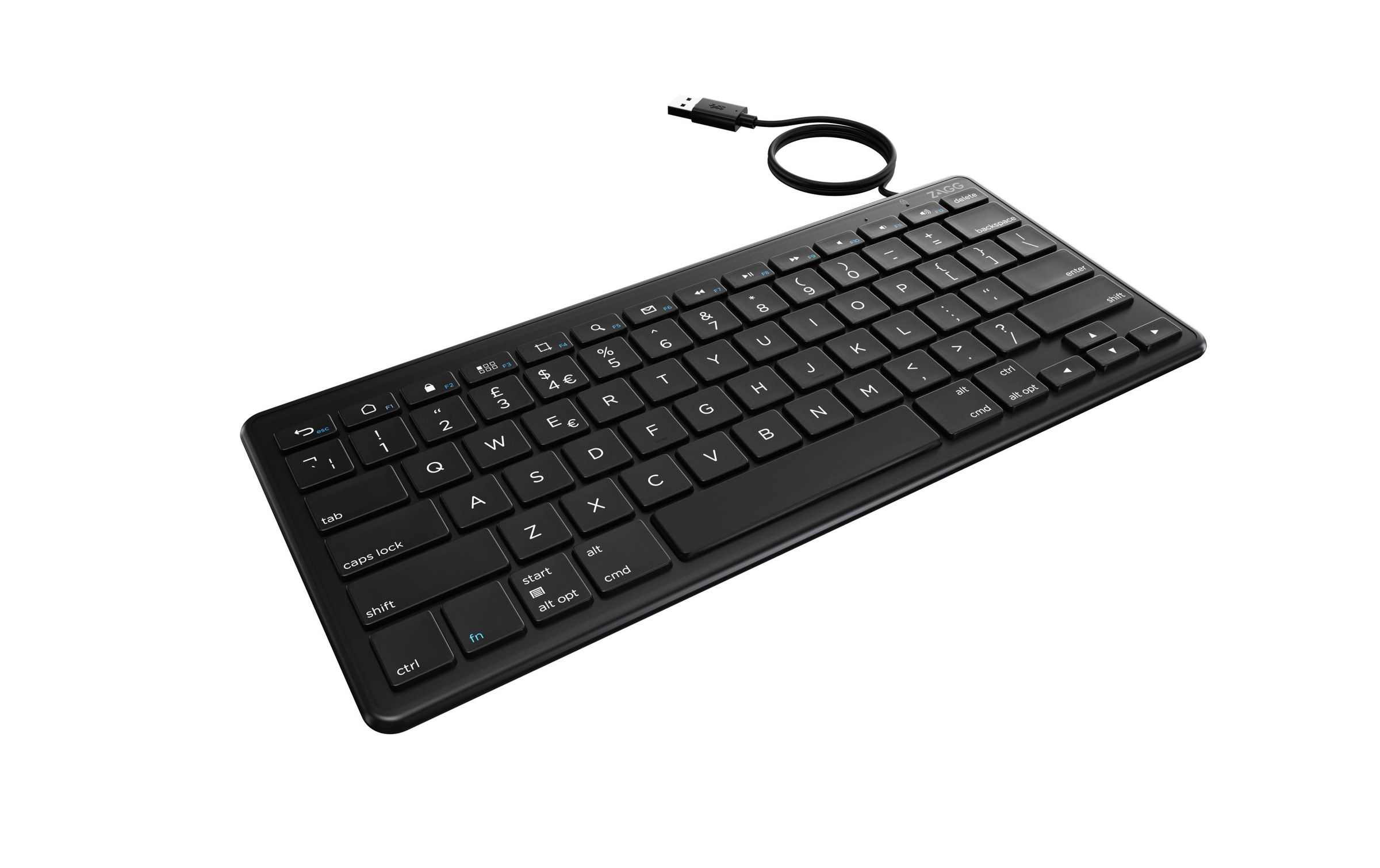 ZAGG Tastatur »USB-A CH-Layout«, (Ziffernblock)