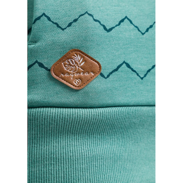 Ragwear Sweater »GRIPY BUTTON Hoodie O«, shoppen mit Zierknopfbesatz hochschiessendem Schalkragen CHEVRON bei mit online Schweiz Jelmoli-Versand